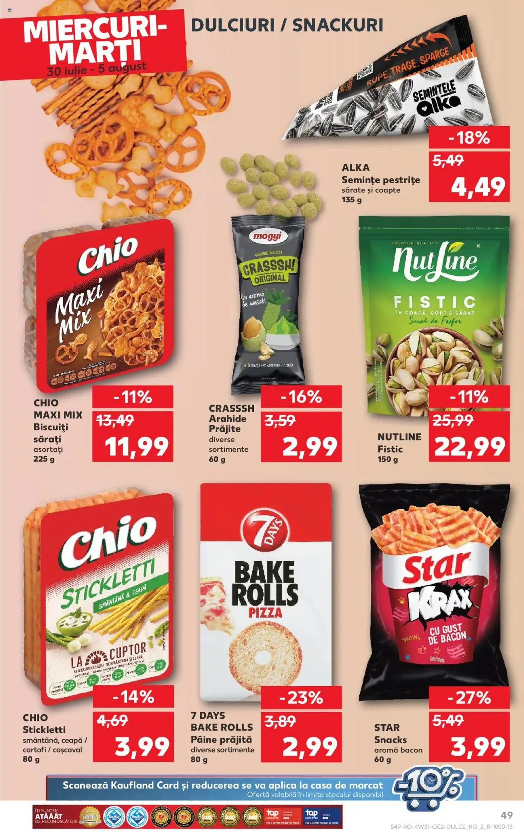 Kaufland RO - București - 2025.07.30. érvényes szórólap 49 oldal 68 oldalból Kaufland RO - București - 2025.07.30. érvényes szórólap 49 oldal 68 oldalból