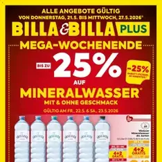 Billa - Flugblatt - Prospekt Vorschau gültig ab 21.05.2026