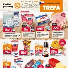 Trefa leták - náhled letáku platný od 01.10.2025