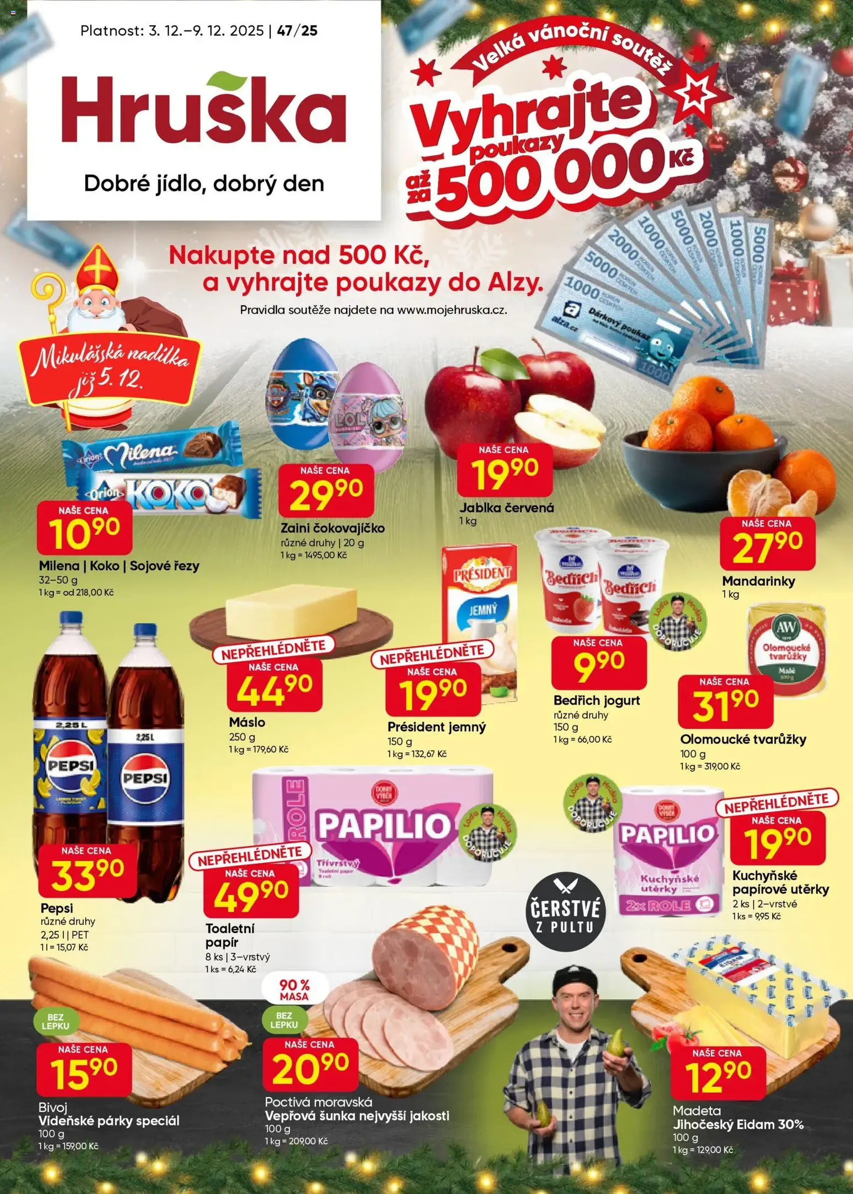 Hruška leták - platný leták od 03.12.2025 strana 1 z 12
