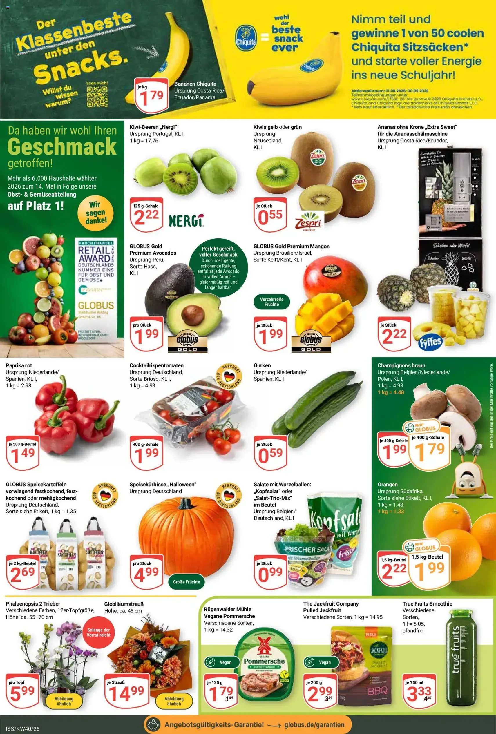 Globus Prospekt - Gültiger Prospekt ab 28.09.2026, Seite 8 von insgesamt 24
