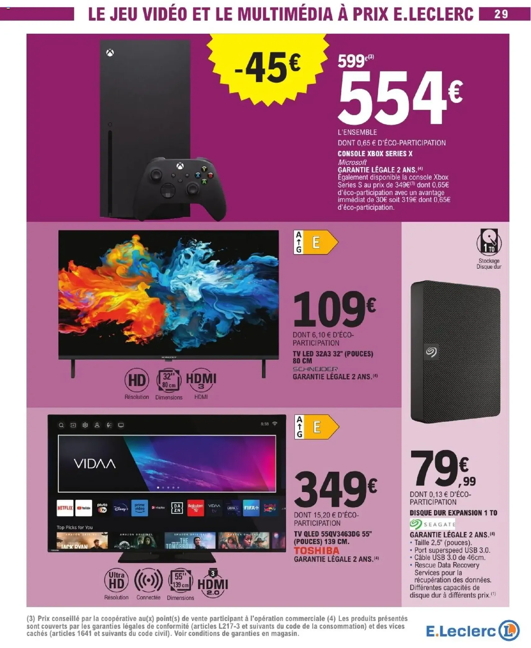 E.Leclerc catalogue de la semaine 20 - brochure valable à partir du 12/05/2026, page 29 sur 32