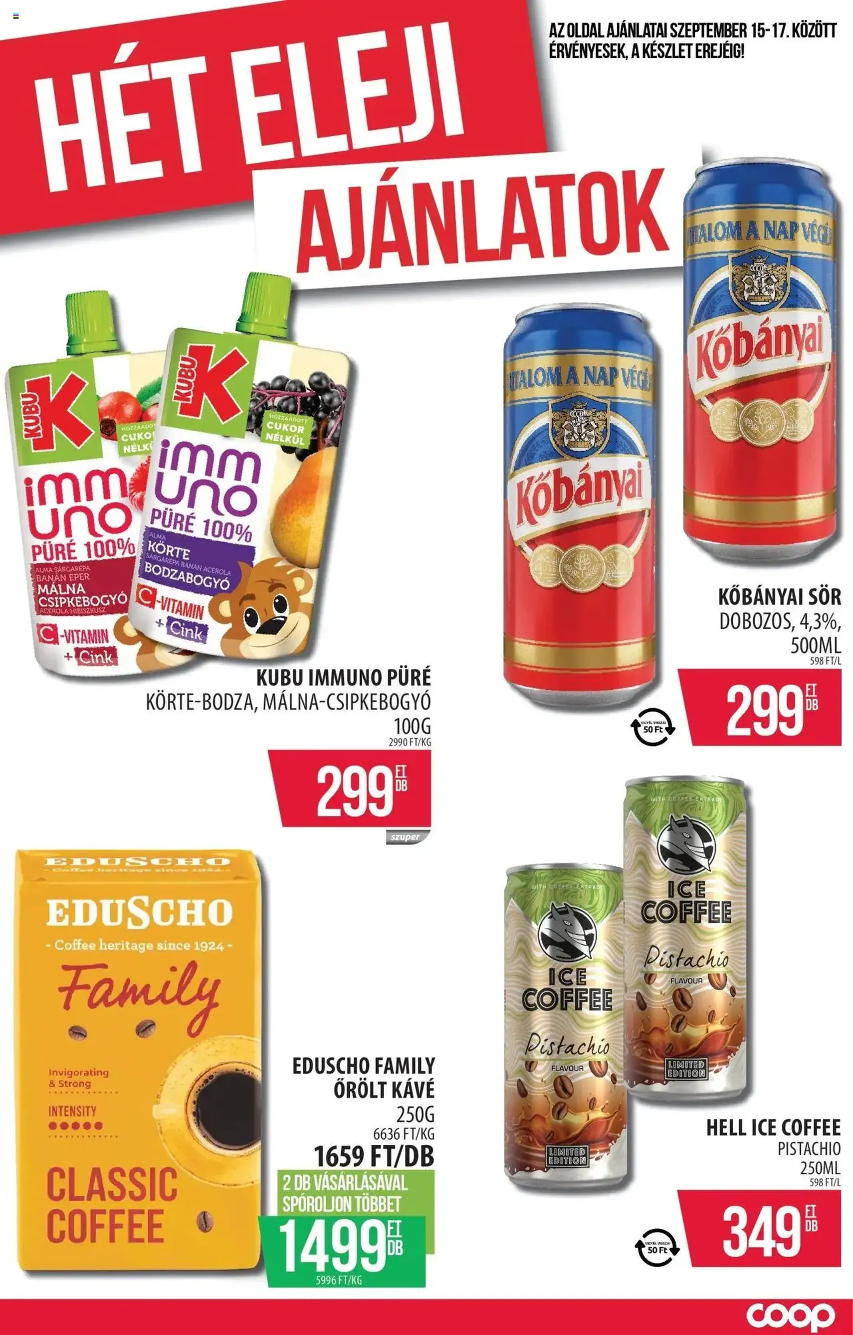 COOP Szolnok Akciós újság - 2025.09.11. érvényes szórólap 7 oldal 17 oldalból