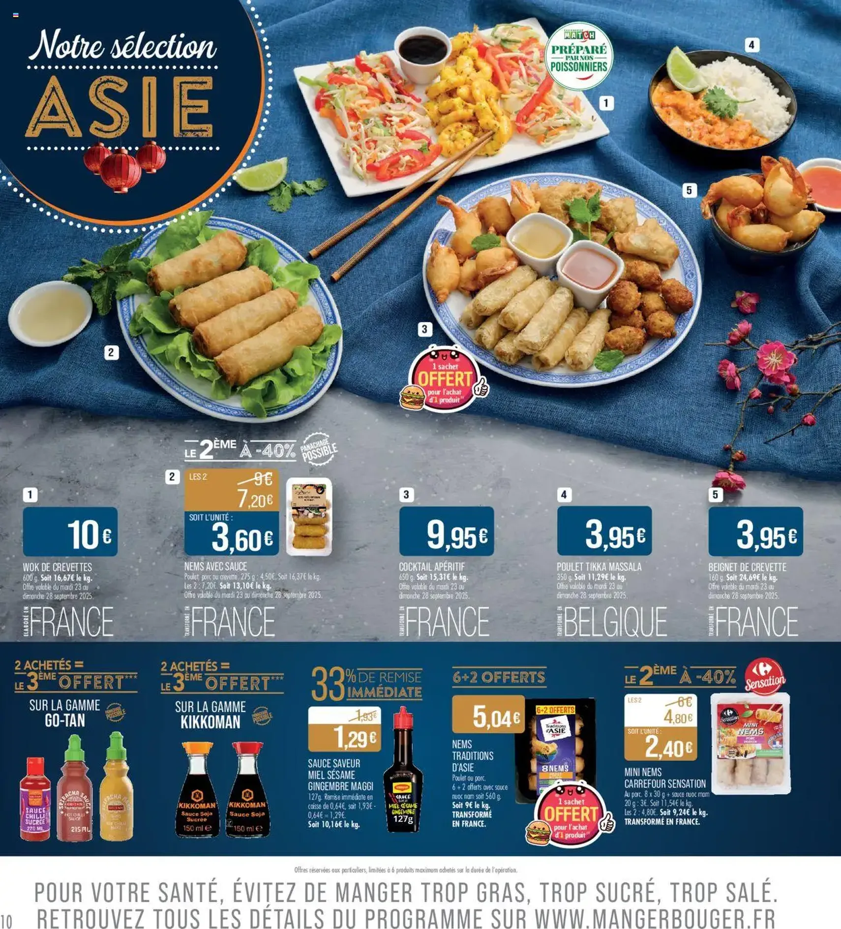 Match Supermarché catalogue - brochure valable à partir du 23/09/2025, page 10 sur 24