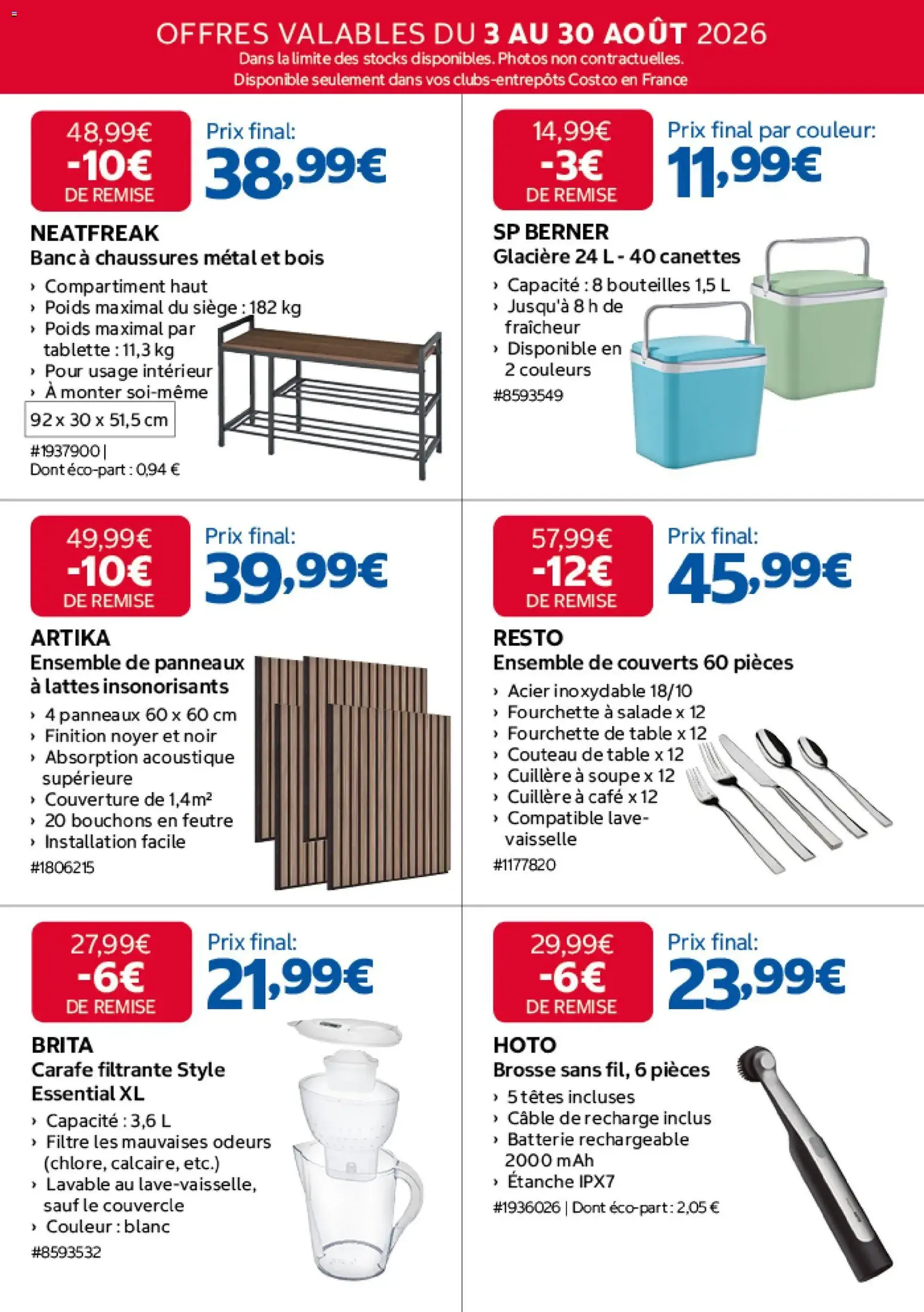Costco catalogue - brochure valable à partir du 03/08/2026, page 3 sur 20