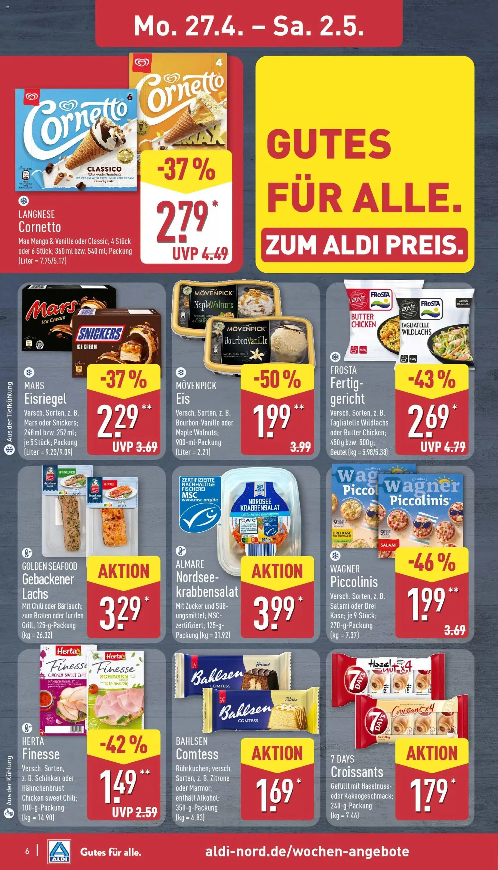 Aldi Prospekt - Gültiger Prospekt ab 27.04.2026, Seite 6 von insgesamt 37