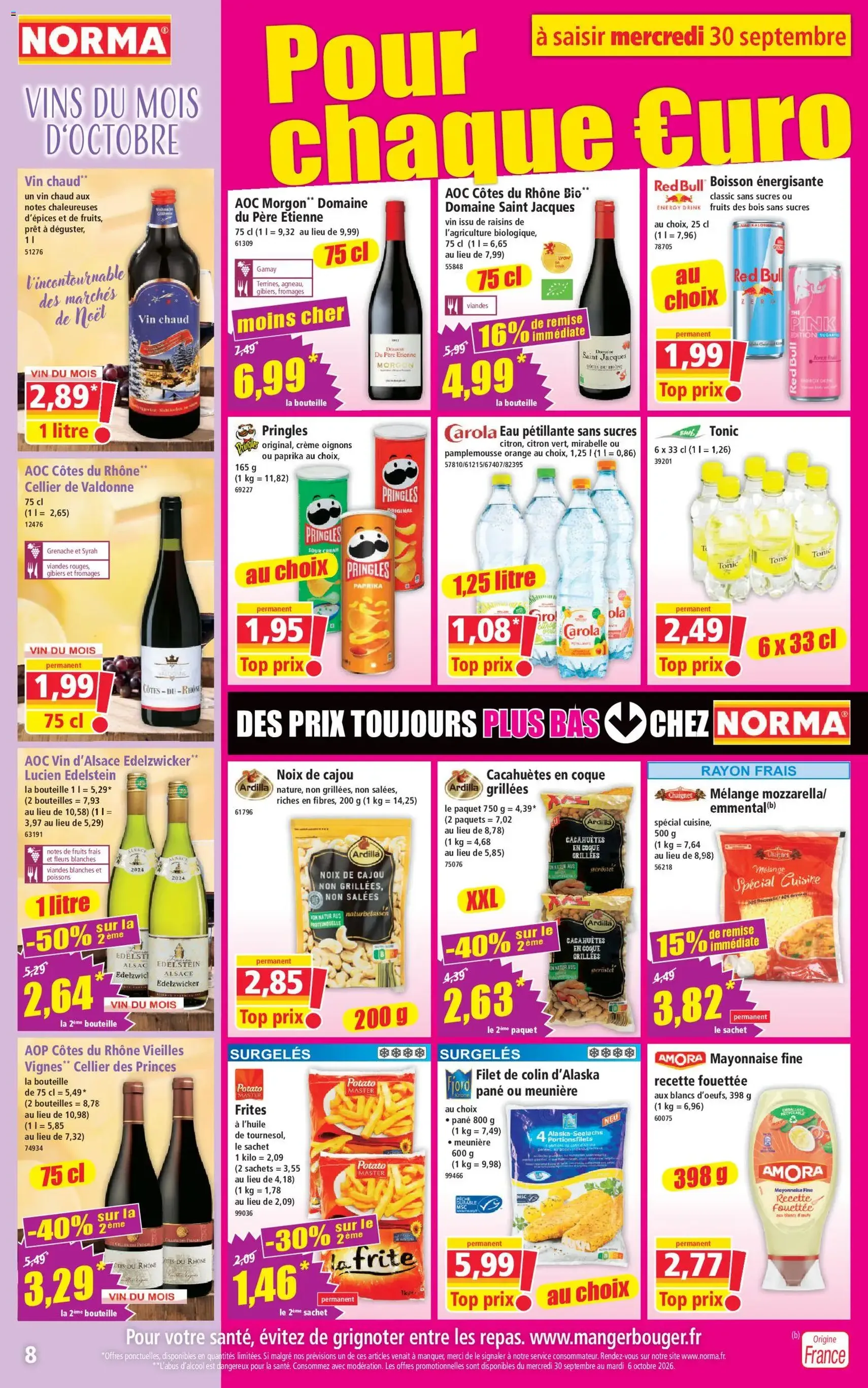 Norma catalogue - brochure valable à partir du 30/09/2026, page 8 sur 14