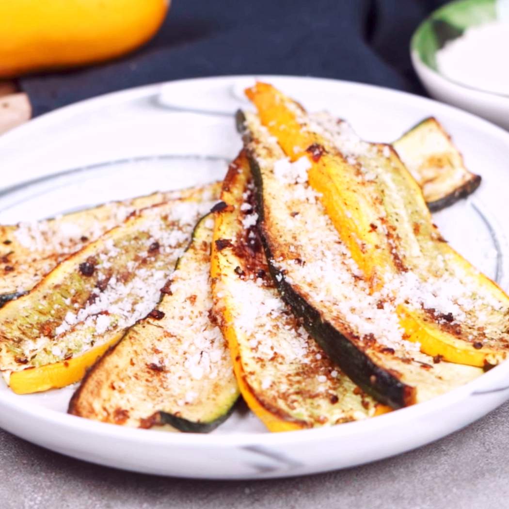 Zucchine fritte in friggitrice ad aria