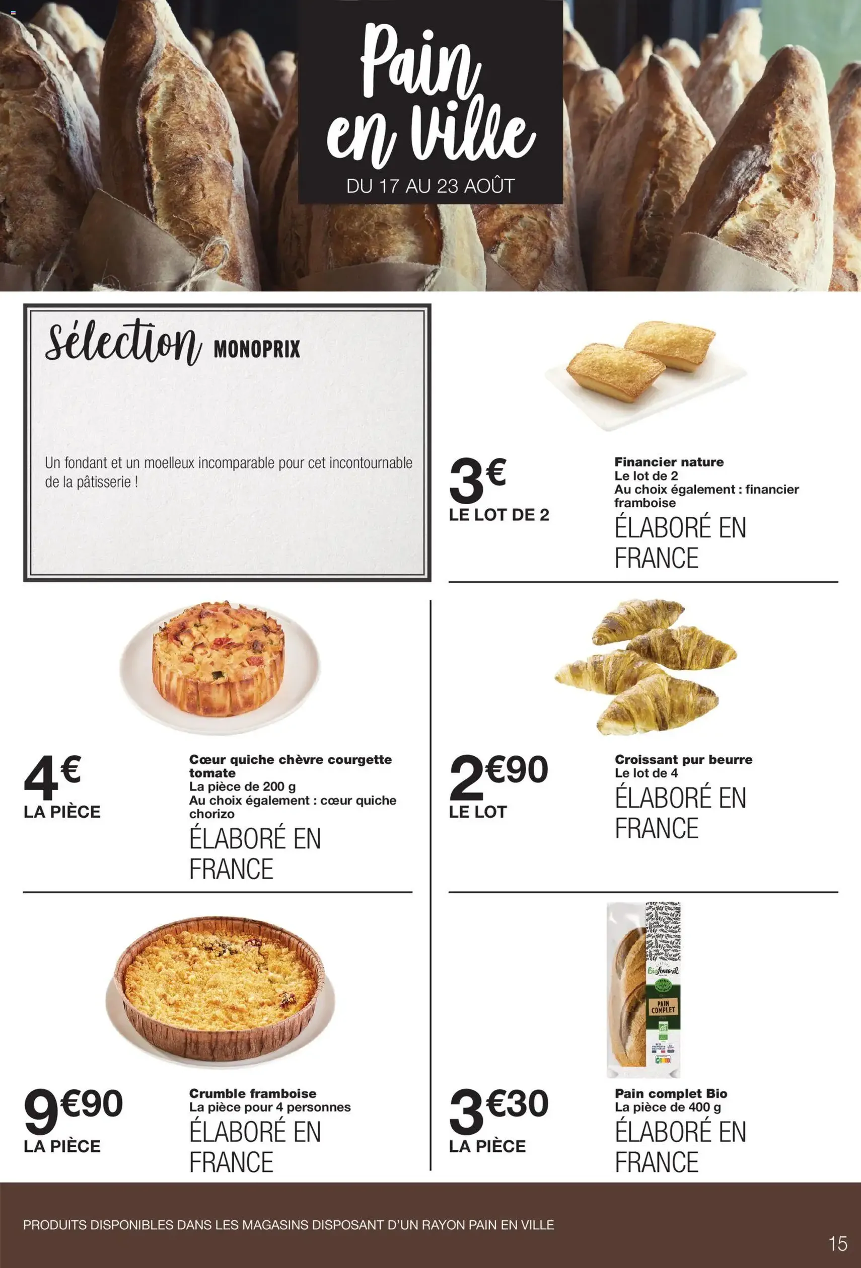 Monoprix catalogue - brochure valable à partir du 11/08/2026, page 15 sur 46