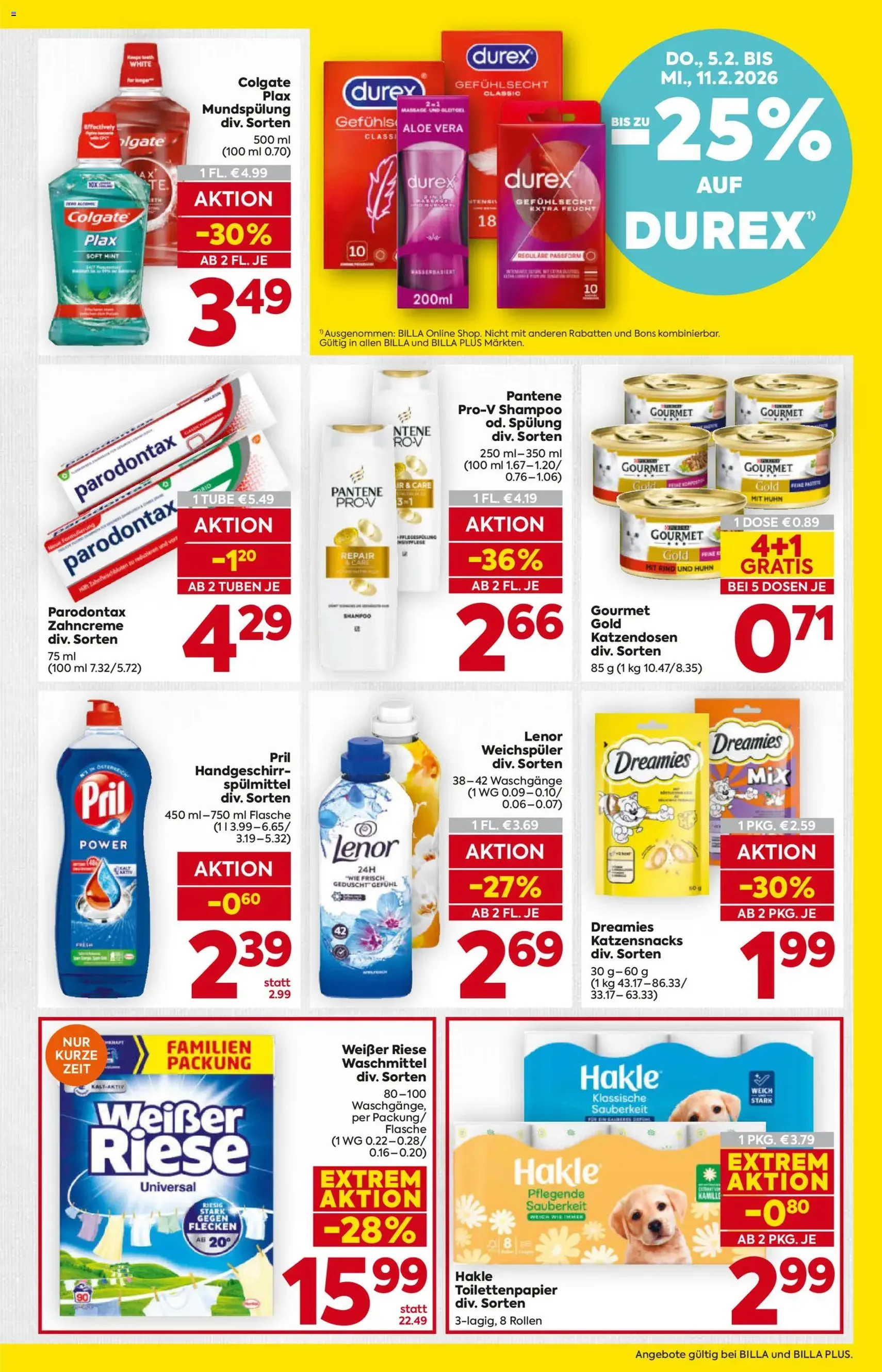 Billa Flugblatt - Gültiger Prospekt ab 05.02.2026, Seite 15 von insgesamt 16