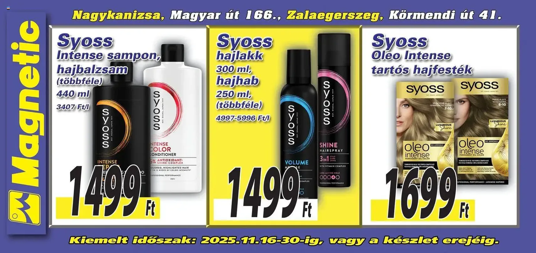 Magnetic - Óriásplakátok - 2025.11.16. érvényes szórólap 2 oldal 6 oldalból