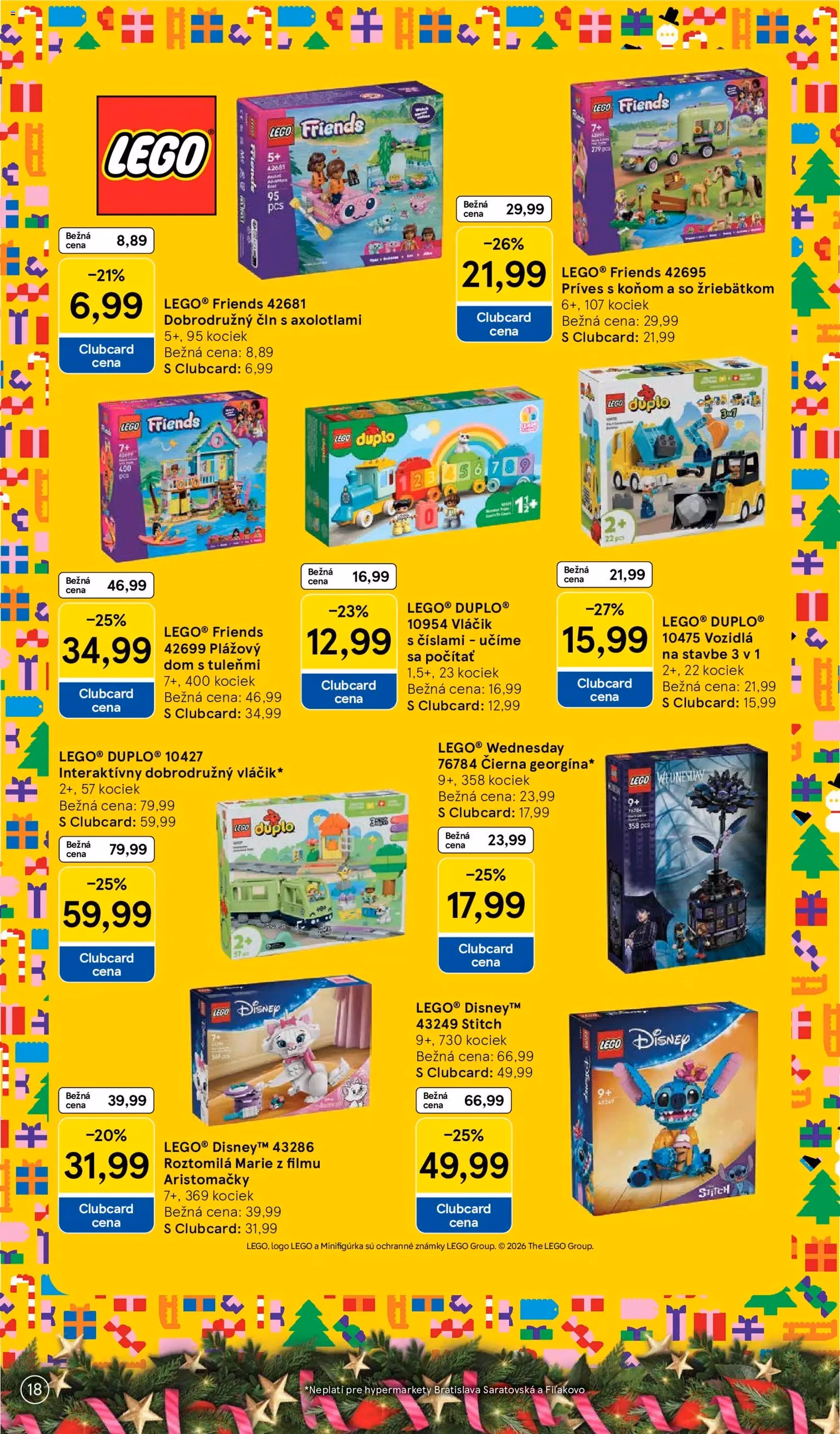 Tesco katalóg hračiek - platný leták od 26.10.2026 strana 18 z 36
