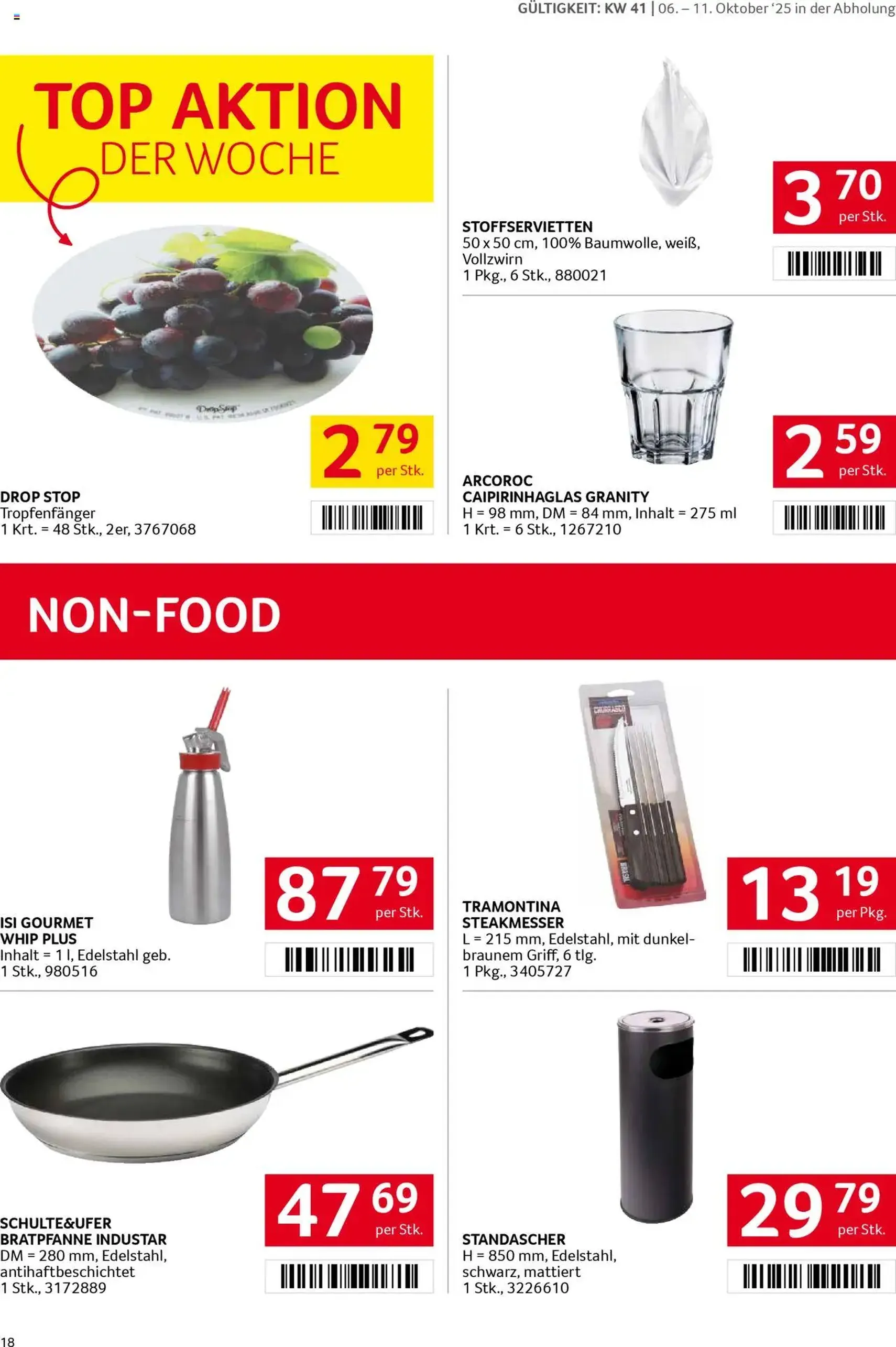 Transgourmet Flugblatt - Gültiger Prospekt ab 05.10.2025, Seite 16 von insgesamt 26
