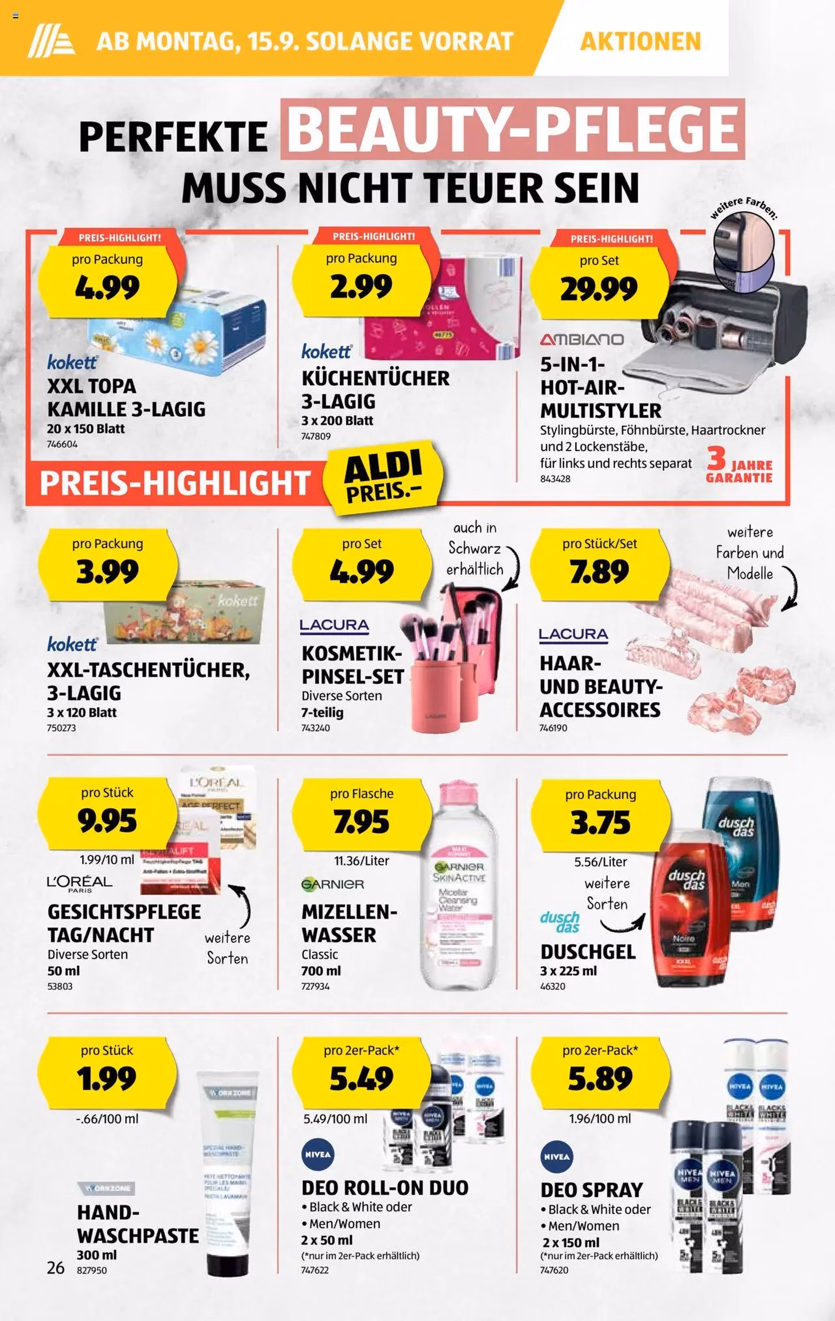 Aldi Aktionen - Gültiger Prospekt ab 11.09.2025, Seite 27 von insgesamt 32 Aldi Aktionen - Gültiger Prospekt ab 11.09.2025, Seite 27 von insgesamt 32