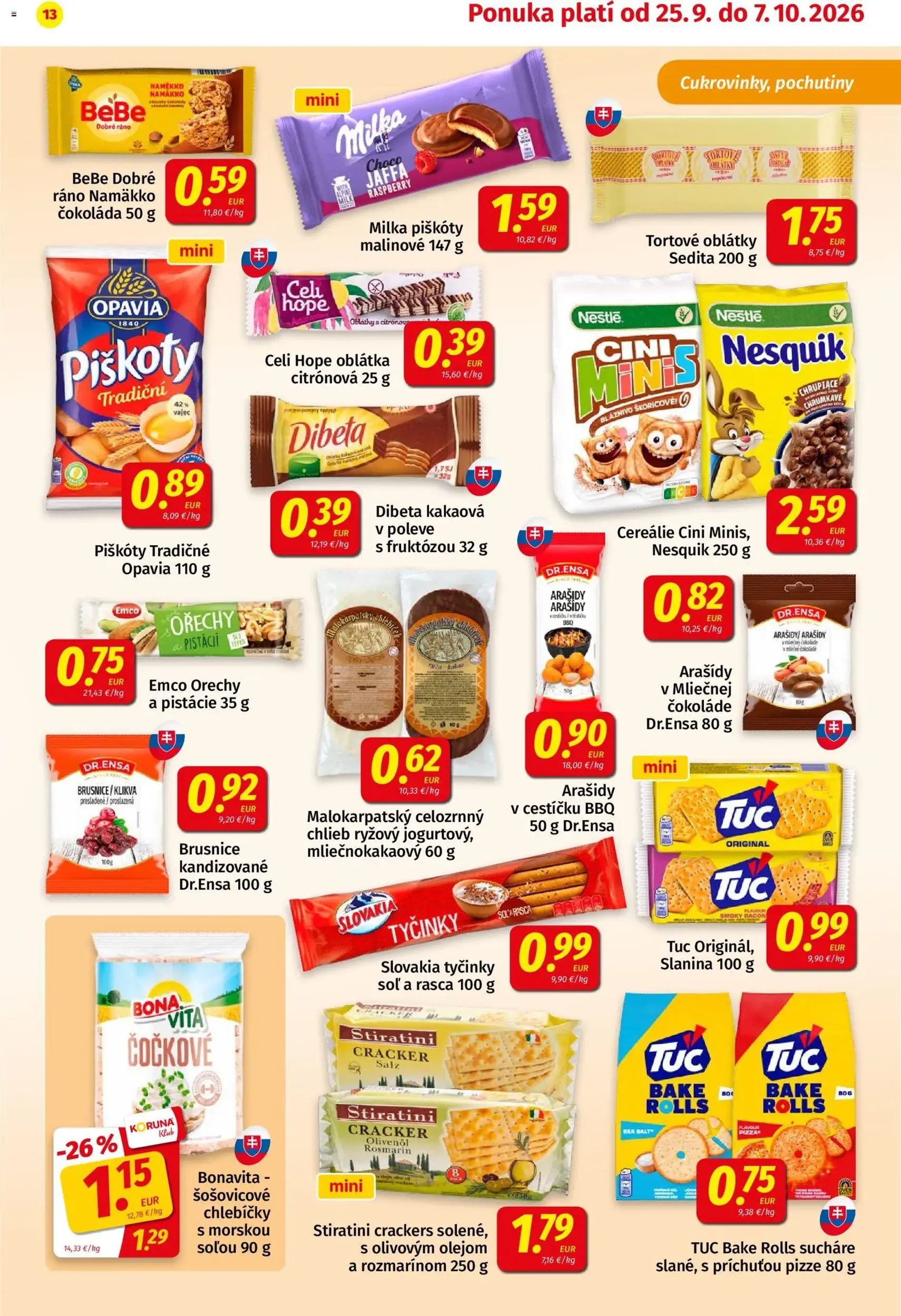 Koruna leták - platný leták od 25.09.2026 strana 13 z 24