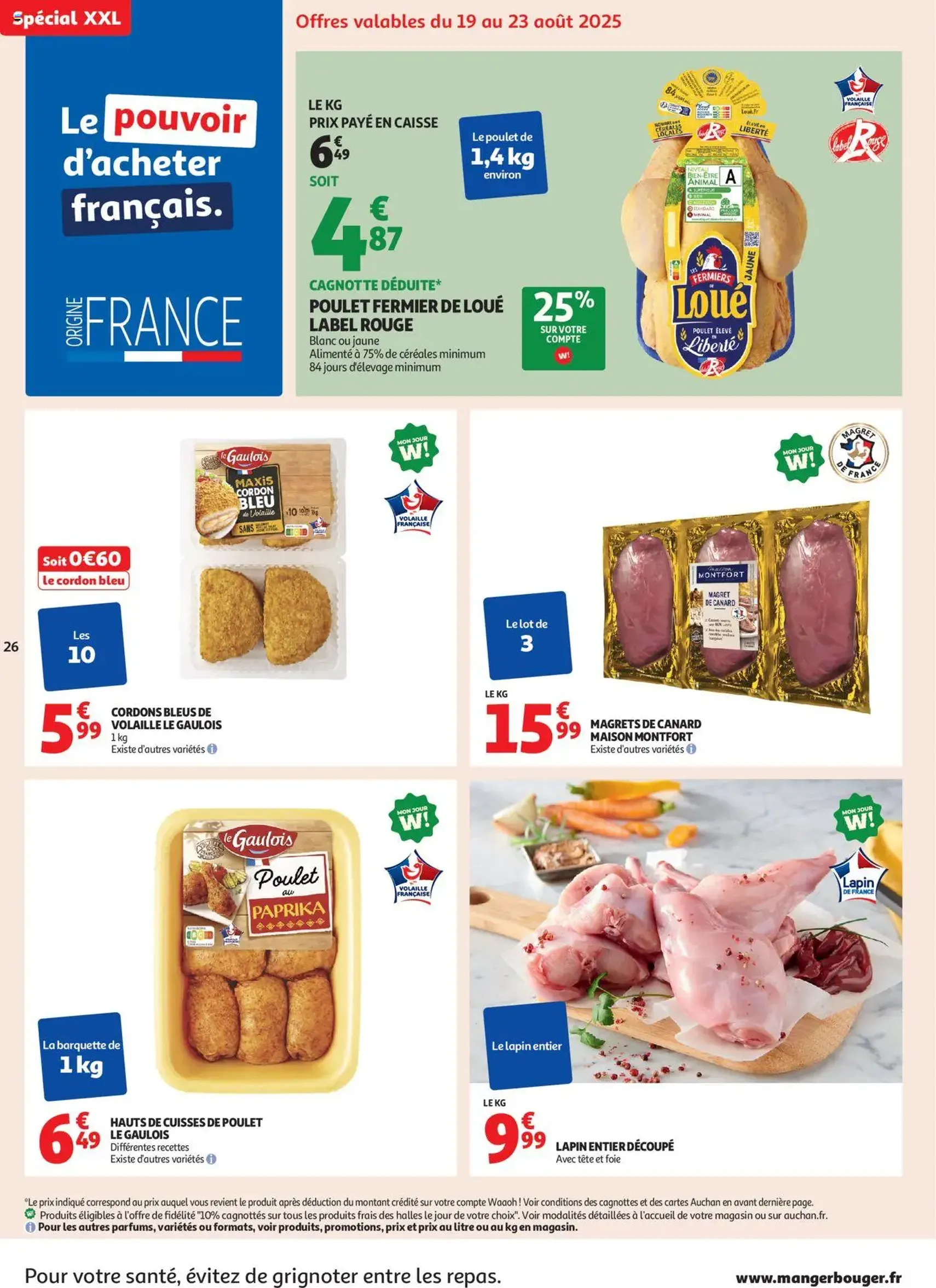 Auchan prospectus - brochure valable à partir du 19/08/2025, page 26 sur 46 Auchan prospectus - brochure valable à partir du 19/08/2025, page 26 sur 46