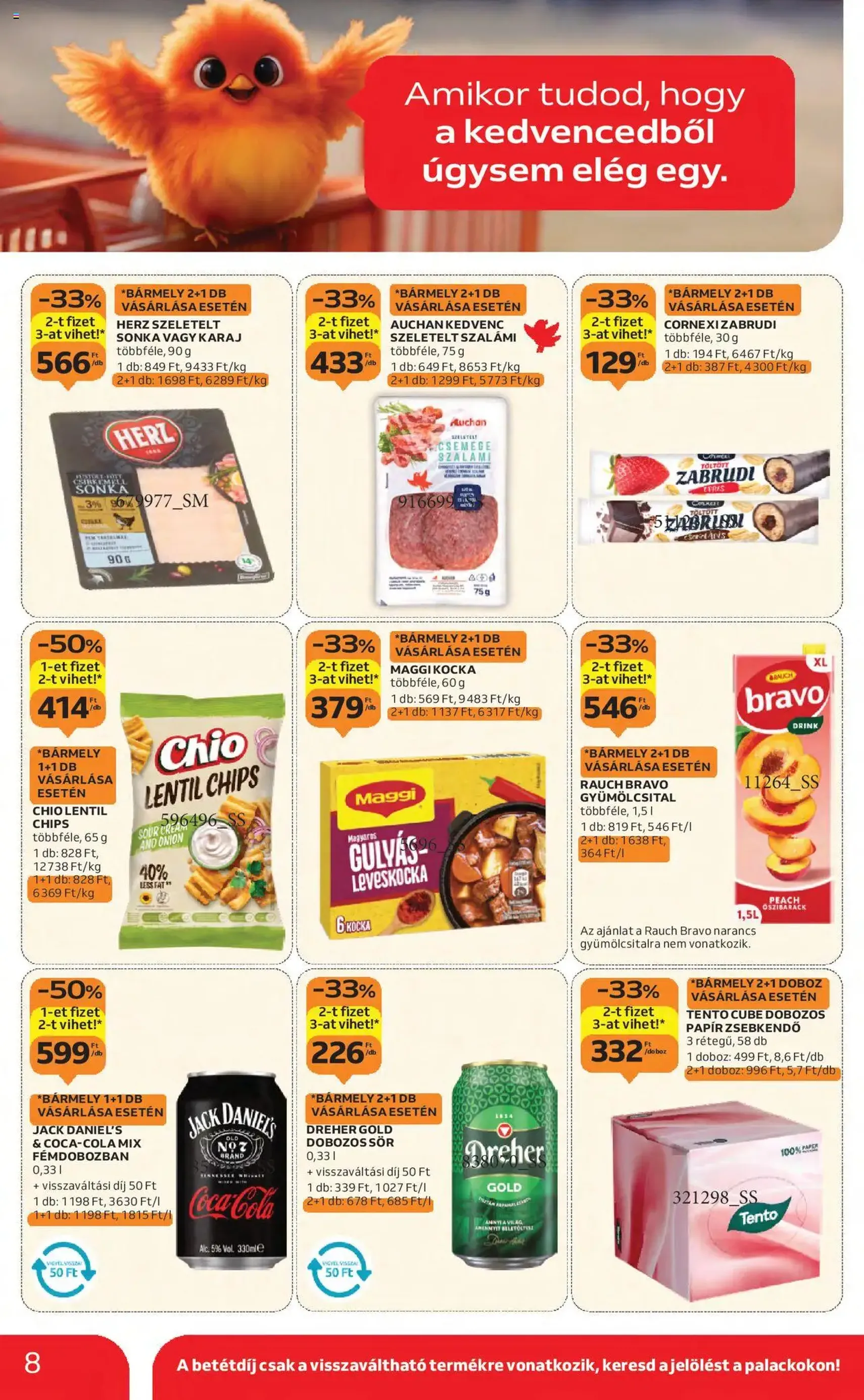 Auchan Akciós újság - 2025.08.21. érvényes szórólap 8 oldal 42 oldalból