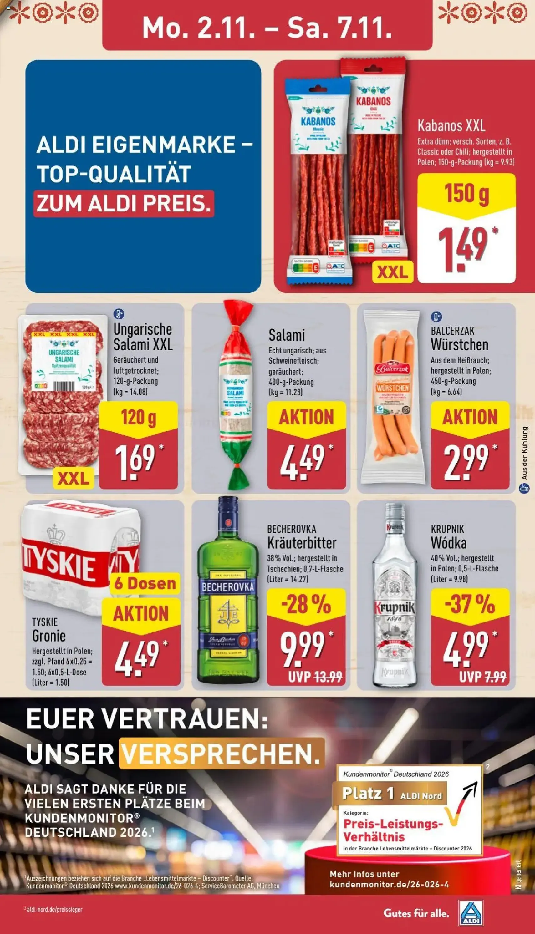 Aldi Prospekt - Gültiger Prospekt ab 02.11.2026, Seite 14 von insgesamt 43