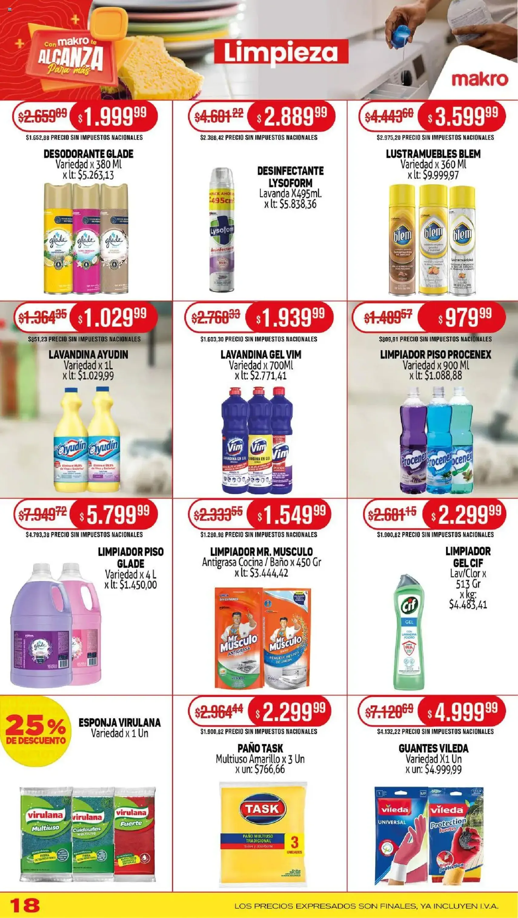 Makro ofertas - folleto válido desde 25/09/2025 página 18 de 20