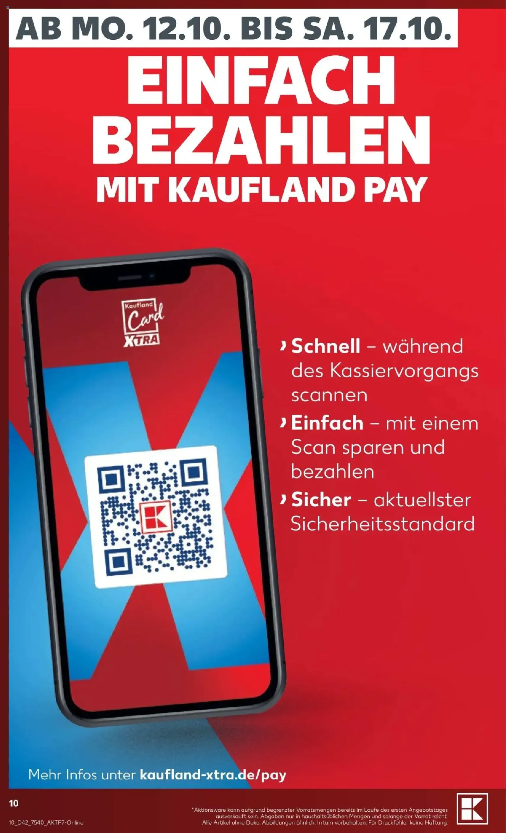 Kaufland Prospekt - Gültiger Prospekt ab 12.10.2026, Seite 16 von insgesamt 74