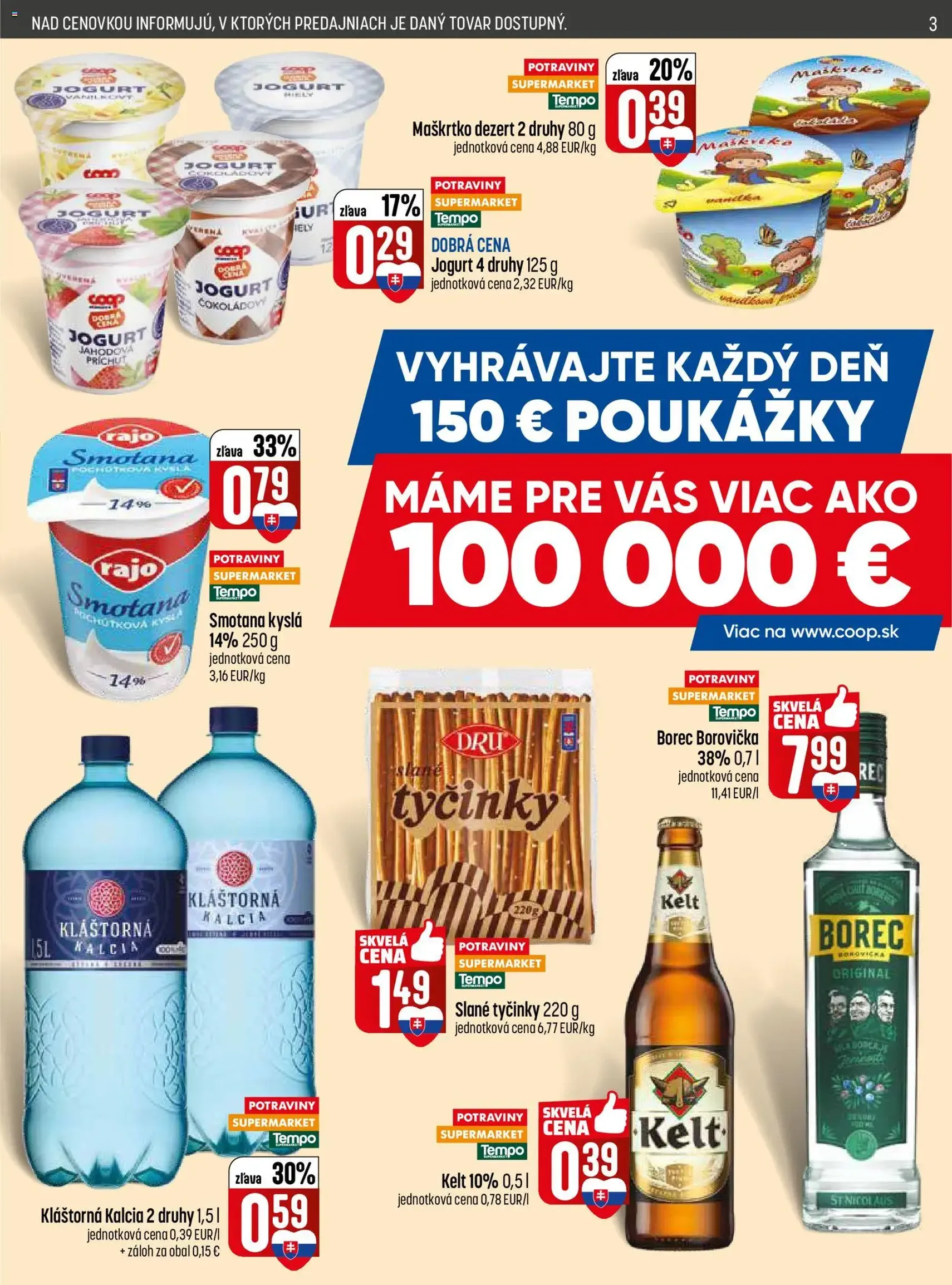 COOP Jednota leták - platný leták od 09.04.2026 strana 3 z 28