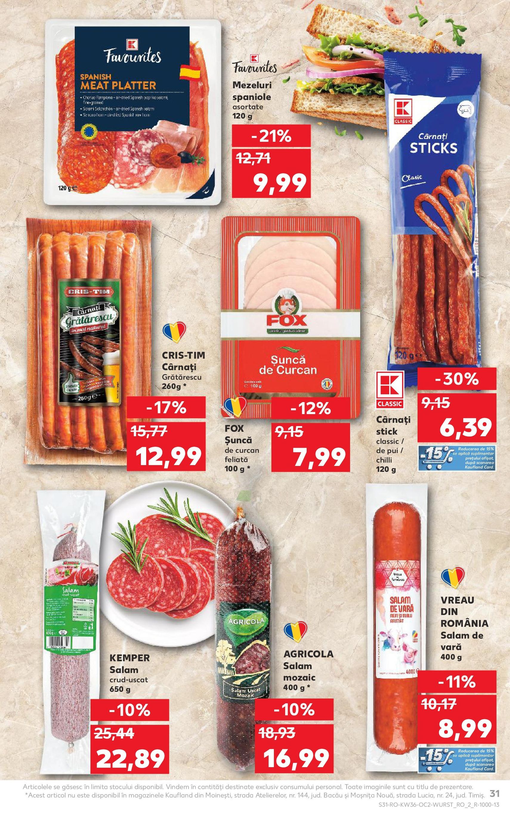 Catalog Kaufland - Bucureşti - cataloage valabile începând cu 03.09.2025 pagina 31 din 66 Catalog Kaufland - Bucureşti - cataloage valabile începând cu 03.09.2025 pagina 31 din 66