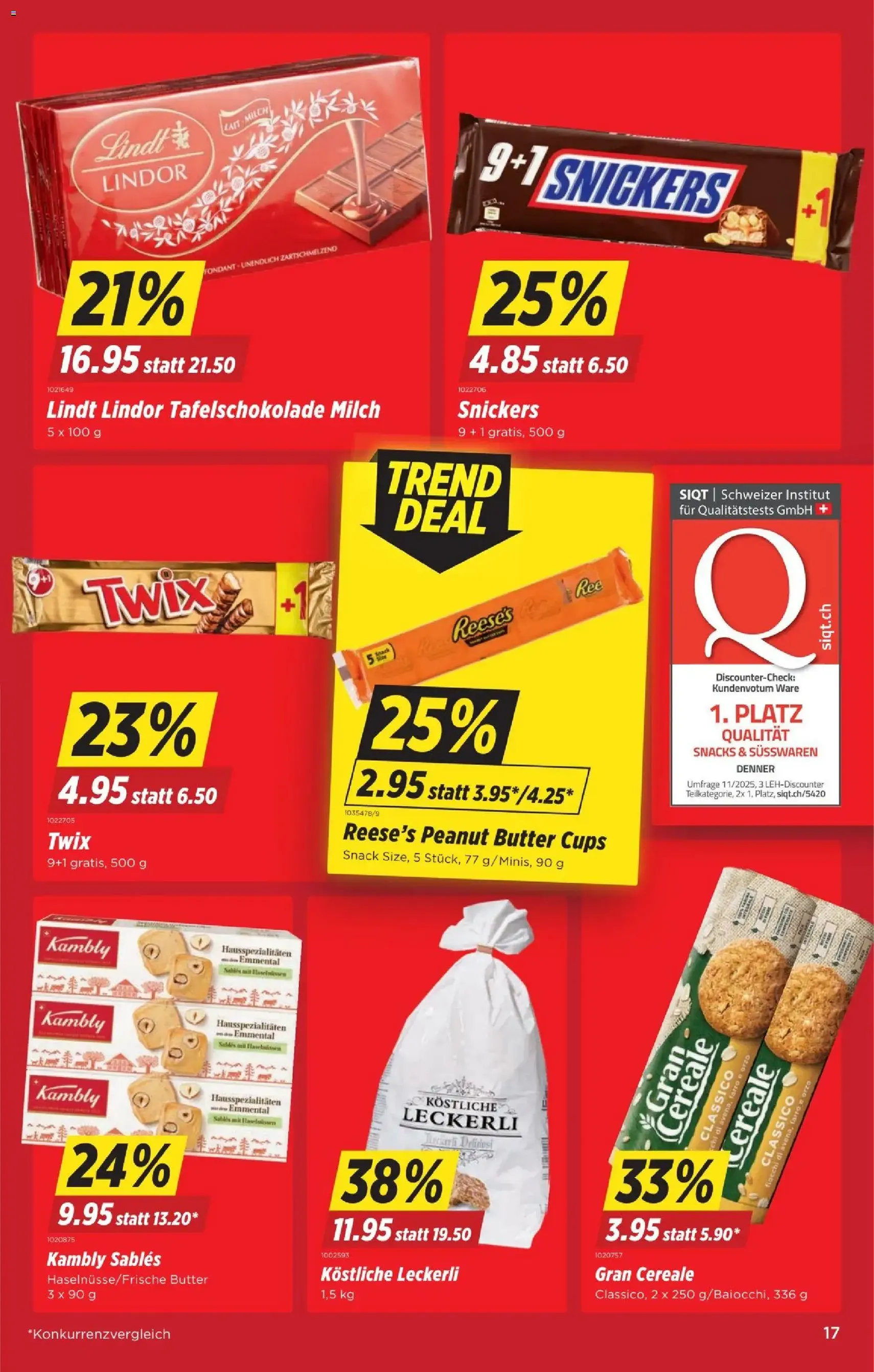 Denner Aktionen - Gültiger Prospekt ab 05.02.2026, Seite 17 von insgesamt 28