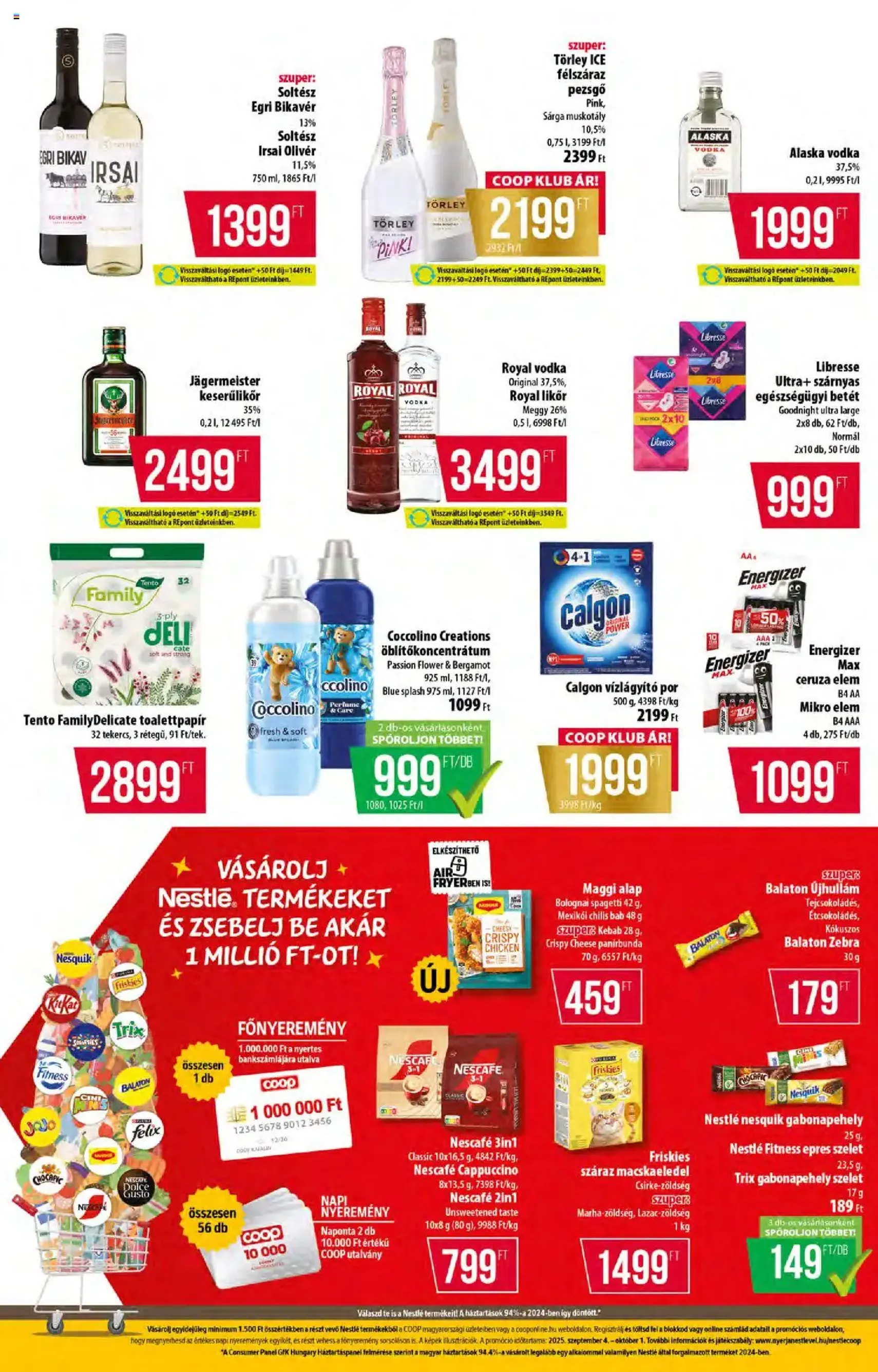 COOP Akciós újság - 2025.09.11. érvényes szórólap 11 oldal 12 oldalból COOP Akciós újság - 2025.09.11. érvényes szórólap 11 oldal 12 oldalból