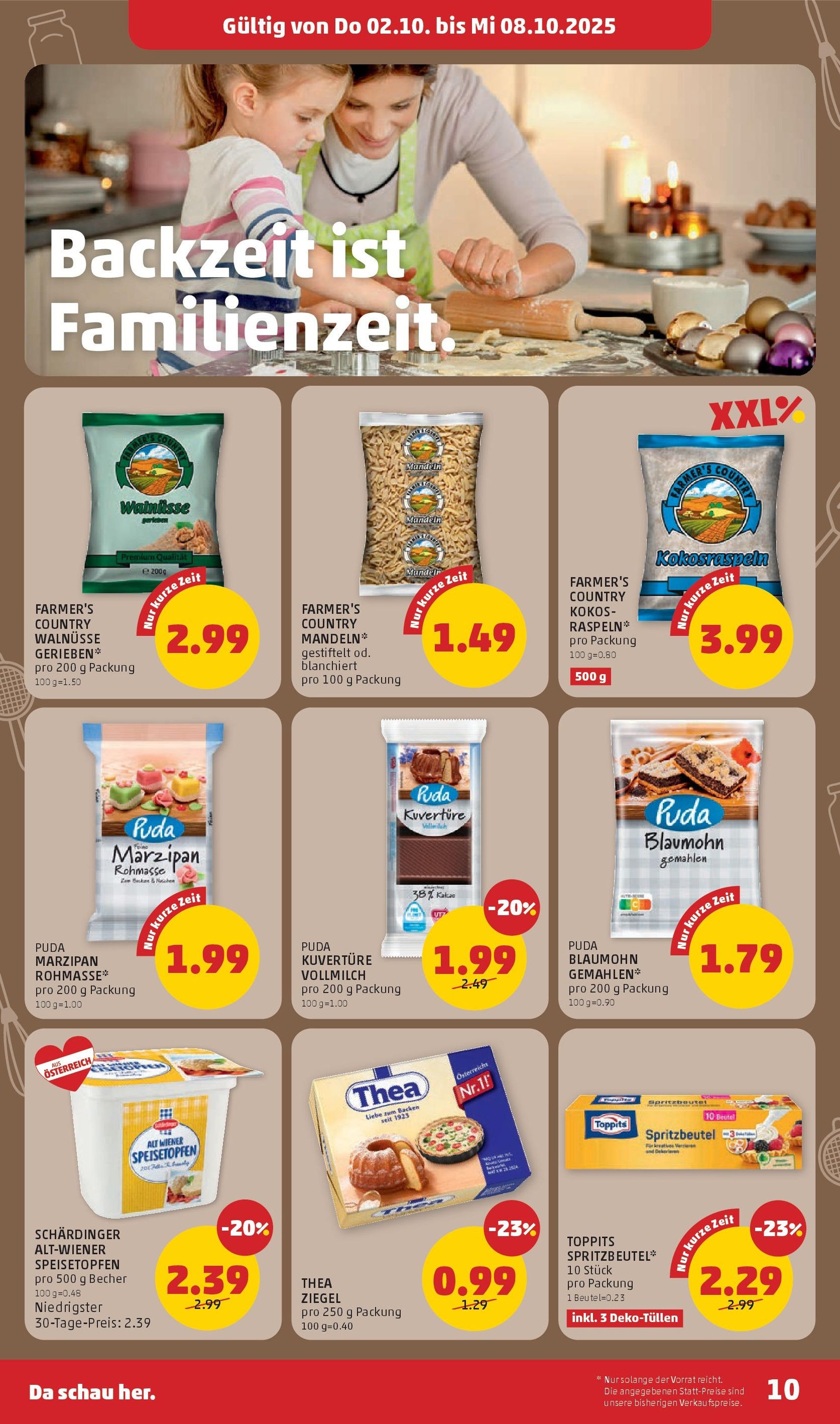 Penny Markt Flugblatt - Gültiger Prospekt ab 02.10.2025, Seite 10 von insgesamt 32 Penny Markt Flugblatt - Gültiger Prospekt ab 02.10.2025, Seite 10 von insgesamt 32
