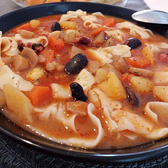 Anteprima ricetta Zuppa di fagioli senza farina