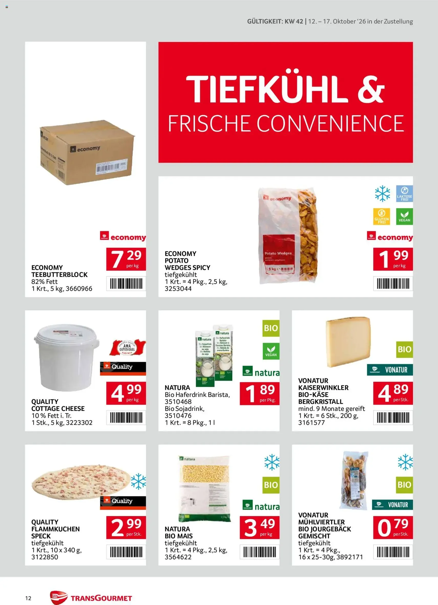 Transgourmet Flugblatt - Gültiger Prospekt ab 11.10.2026, Seite 12 von insgesamt 32
