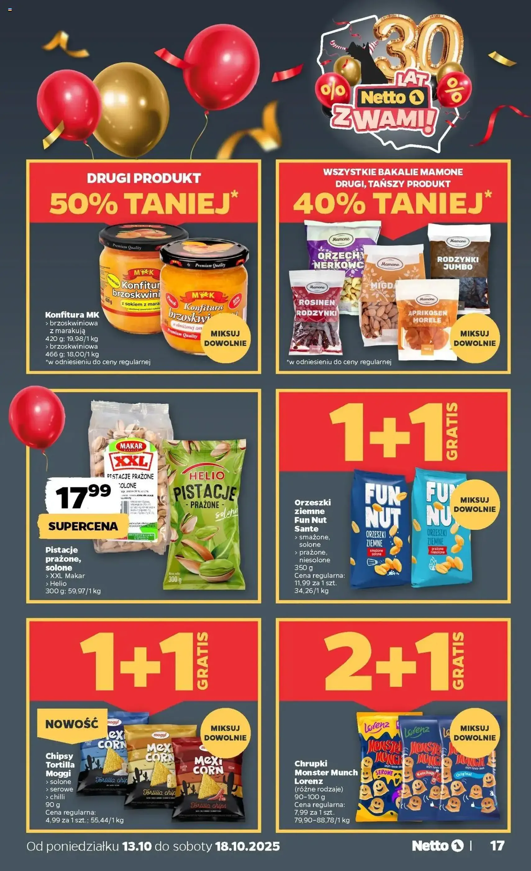 Netto gazetka - Spożywcza - ważny gazetka od 13.10.2025 strona 17 z 33 Netto gazetka - Spożywcza - ważny gazetka od 13.10.2025 strona 17 z 33