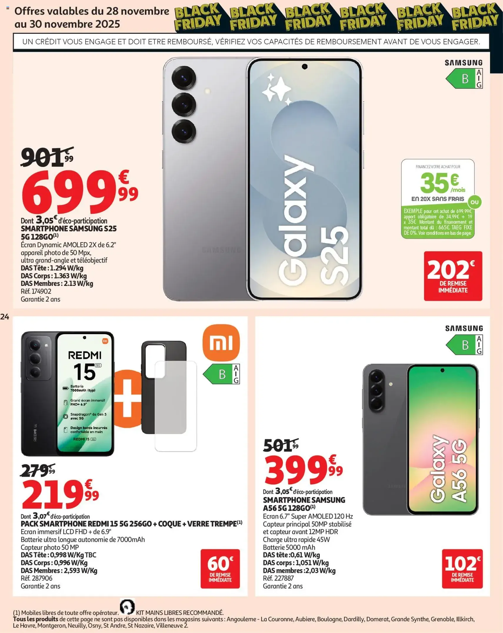Auchan Black Friday - brochure valable à partir du 25/11/2025, page 24 sur 28