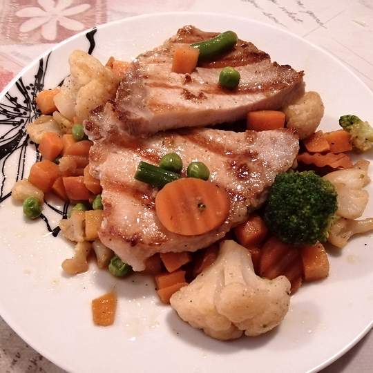 Podgląd przepisu Soczysta wieprzowina pieczona na patelni