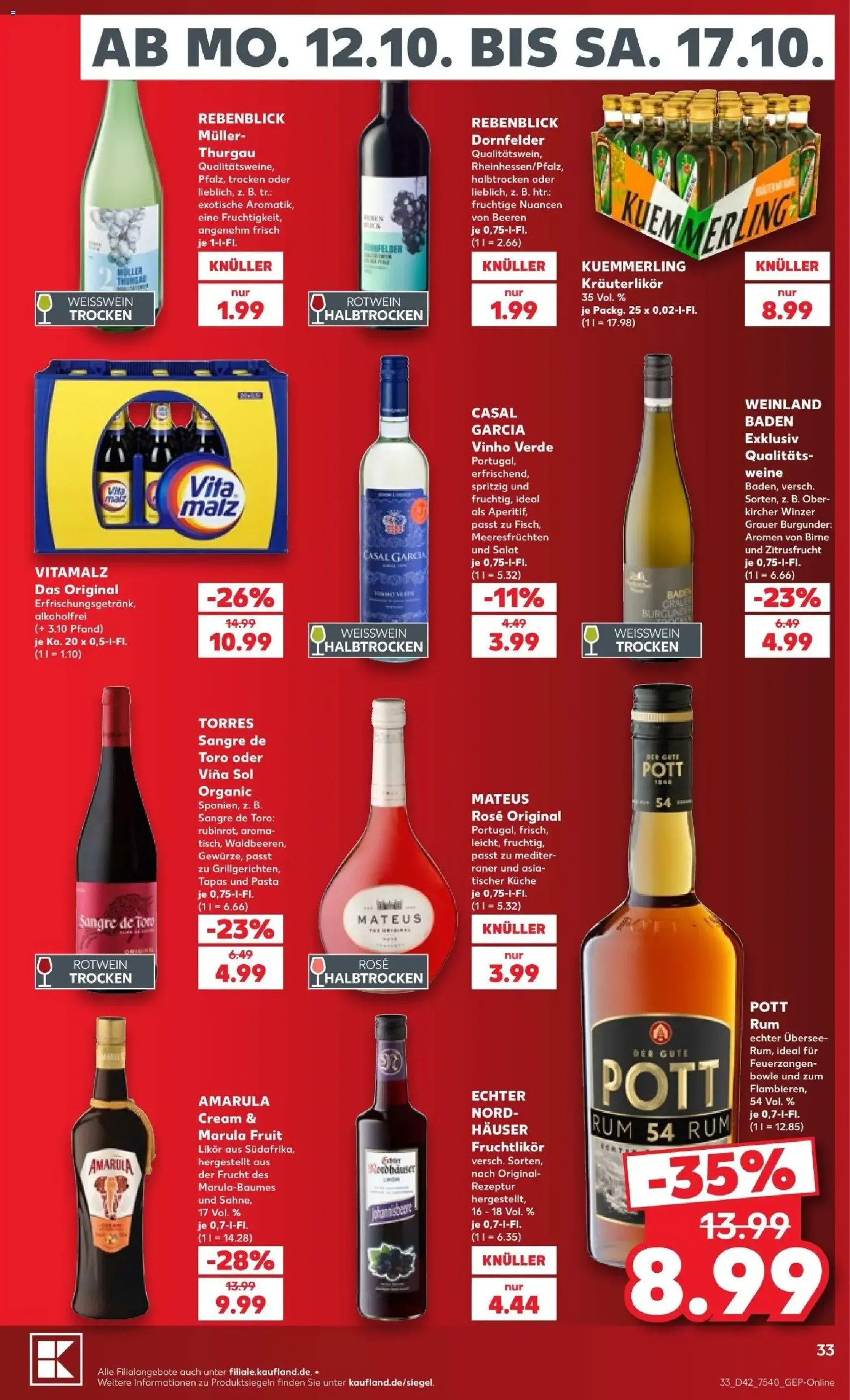 Kaufland Prospekt - Gültiger Prospekt ab 12.10.2026, Seite 39 von insgesamt 74