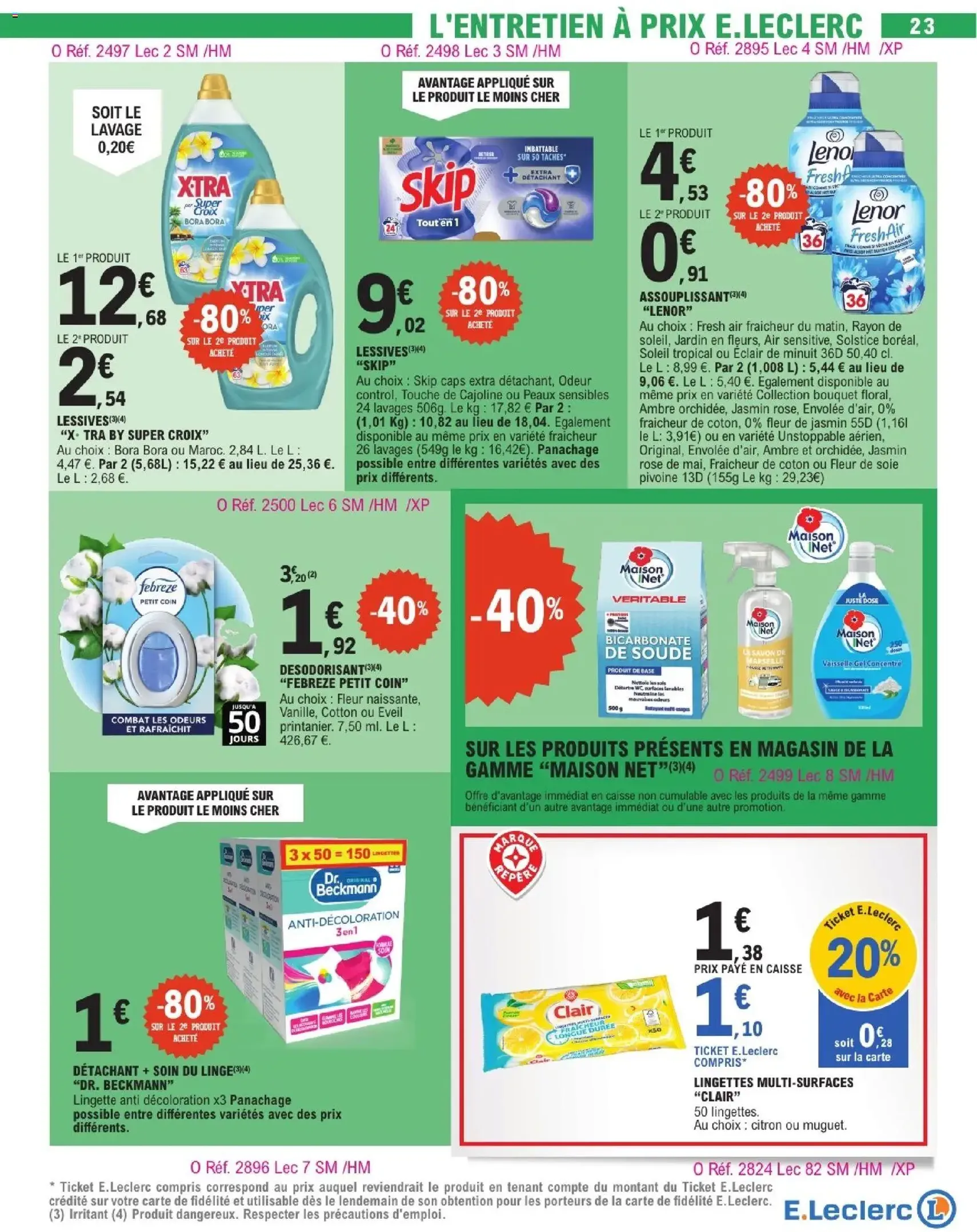 E.Leclerc catalogue de la semaine 13 - brochure valable à partir du 24/03/2026, page 23 sur 63