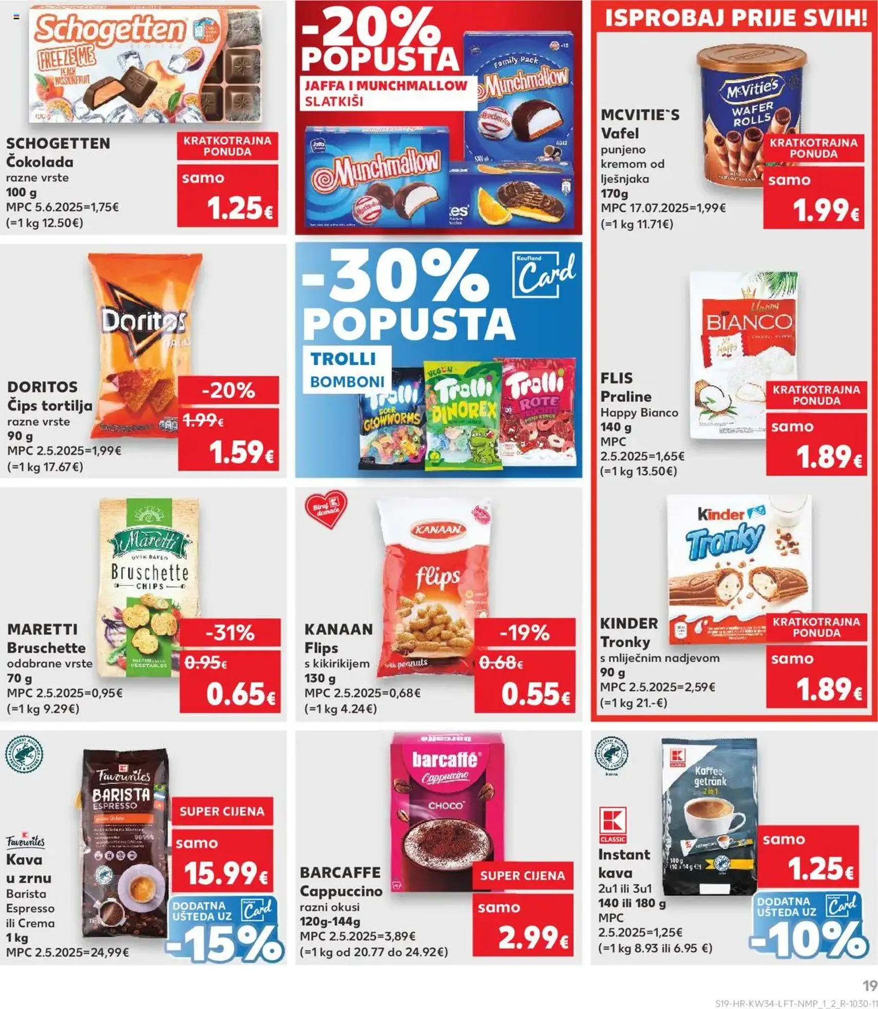 Kaufland HR - Split-Ravne njive - 2025.08.20. érvényes szórólap 19 oldal 32 oldalból