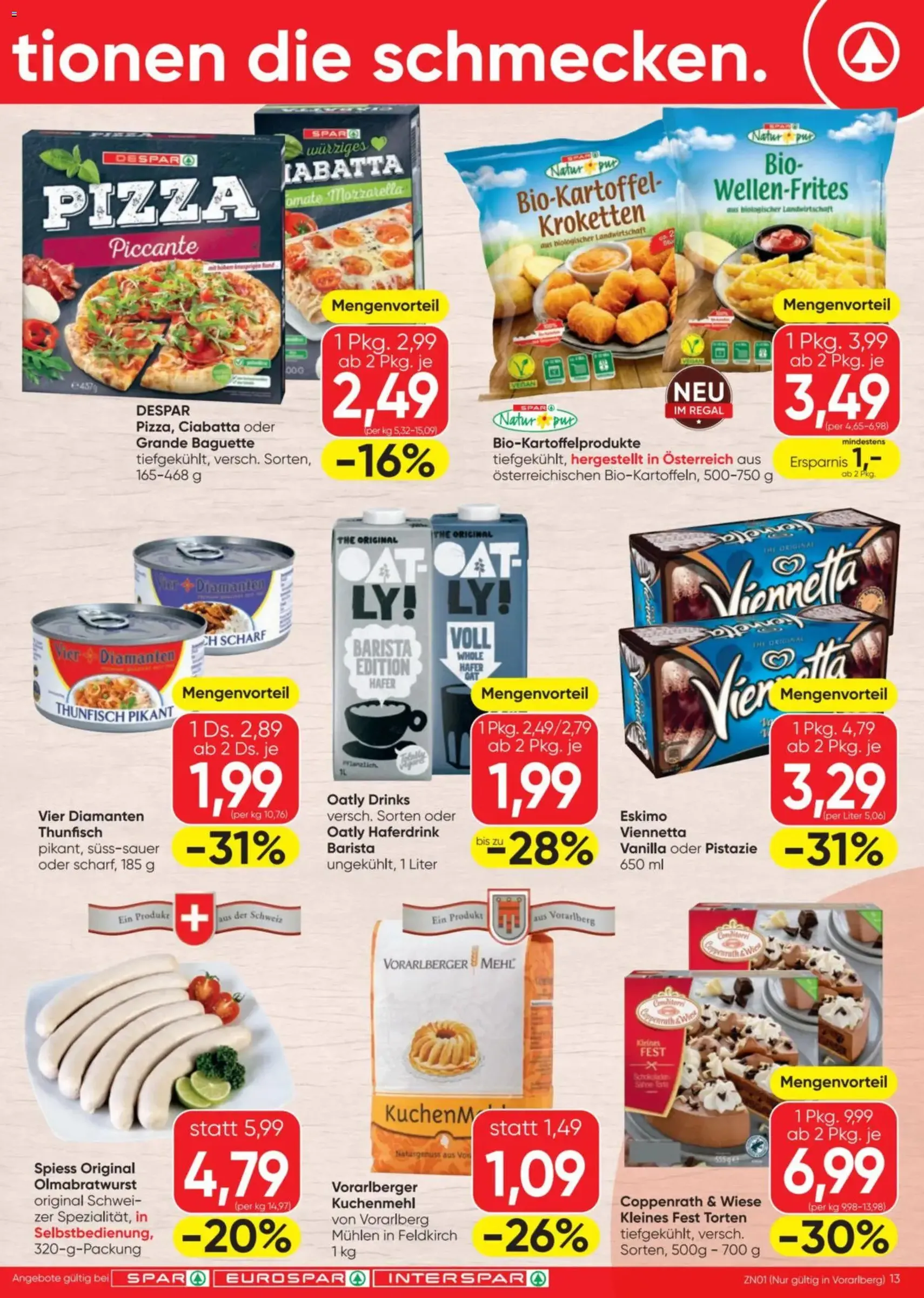 Spar Flugblatt - Gültiger Prospekt ab 04.12.2025, Seite 13 von insgesamt 20