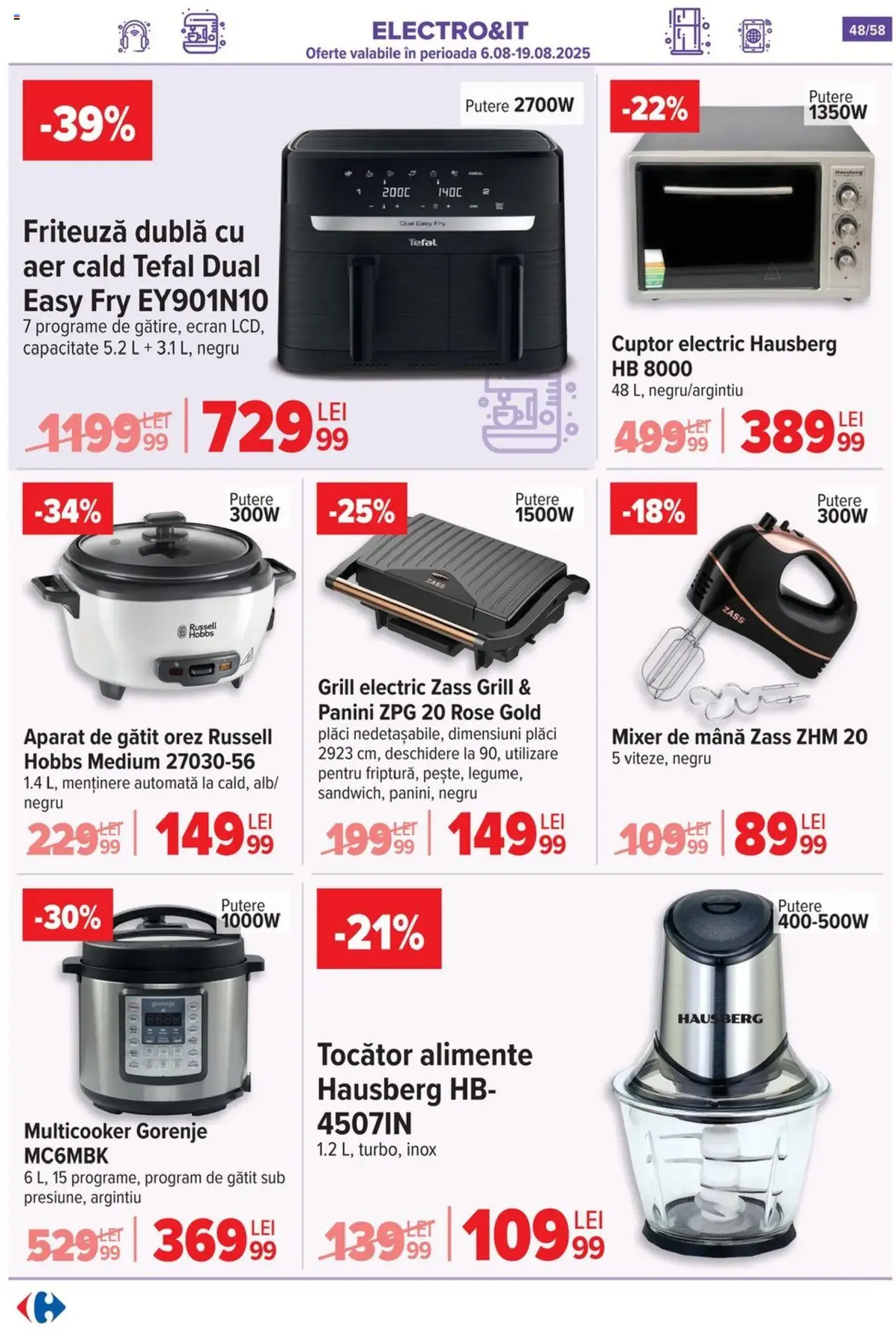 Catalog Carrefour - cataloage valabile începând cu 06.08.2025 pagina 49 din 59 Catalog Carrefour - cataloage valabile începând cu 06.08.2025 pagina 49 din 59