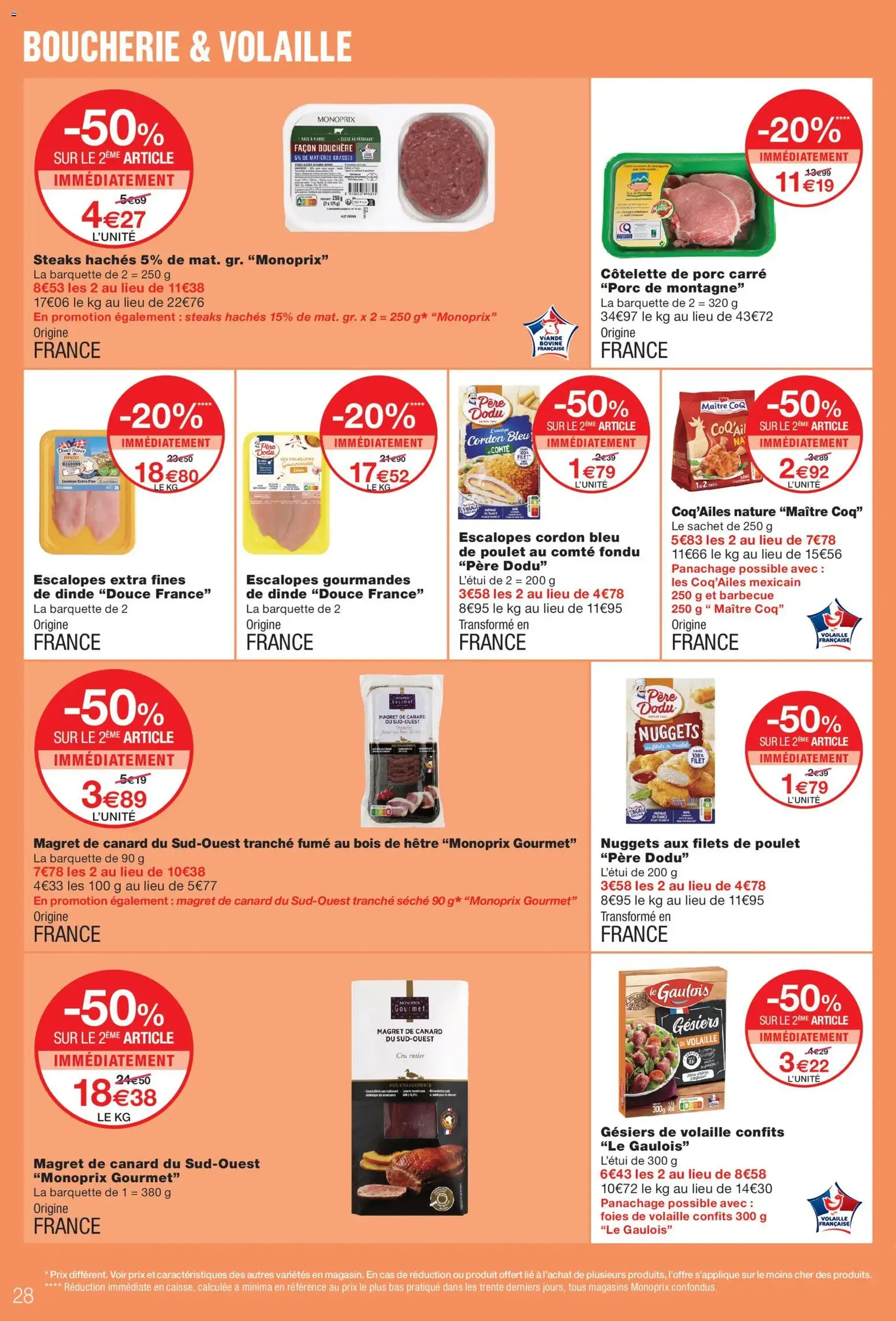 Monoprix catalogue - brochure valable à partir du 11/08/2026, page 28 sur 46