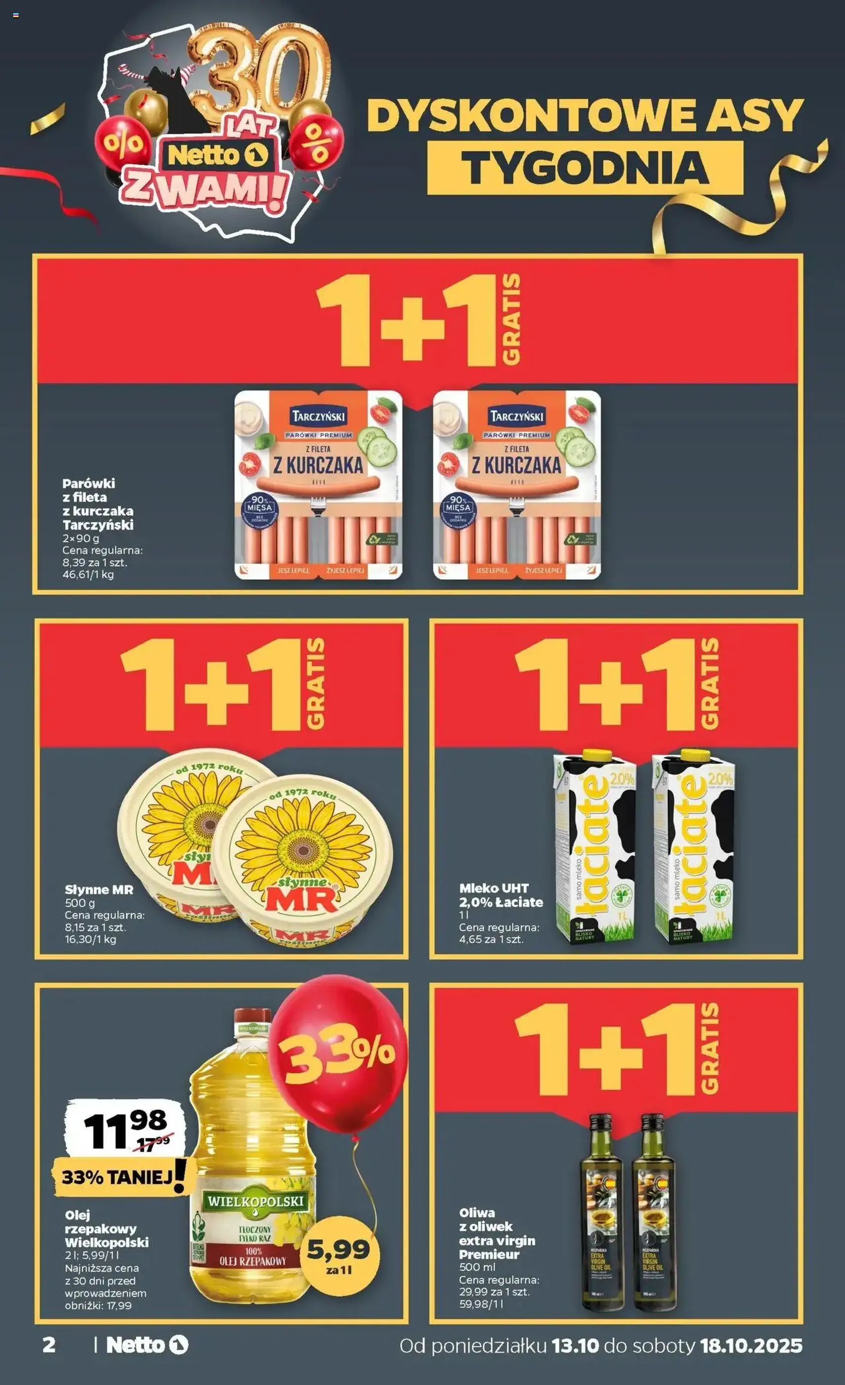 Netto gazetka - Spożywcza - ważny gazetka od 13.10.2025 strona 2 z 33 Netto gazetka - Spożywcza - ważny gazetka od 13.10.2025 strona 2 z 33