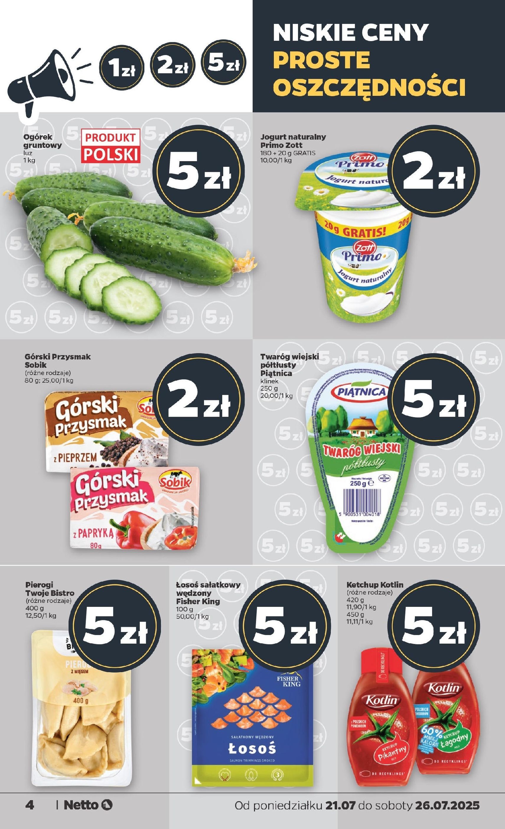 Netto gazetka - Spożywcza - ważny gazetka od 21.07.2025 strona 4 z 31
