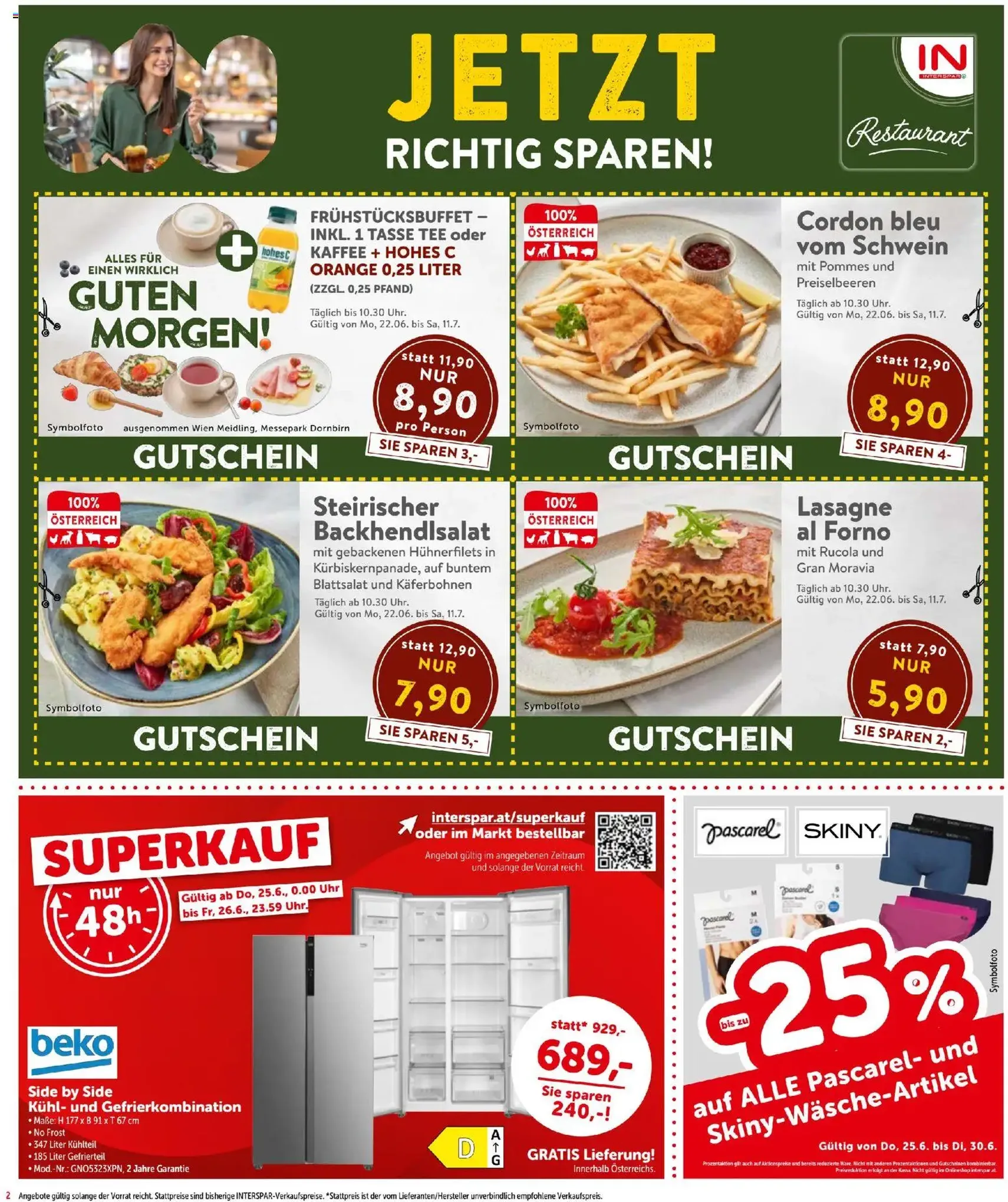 Interspar - Flugblatt - Gültiger Prospekt ab 25.06.2026, Seite 2 von insgesamt 16
