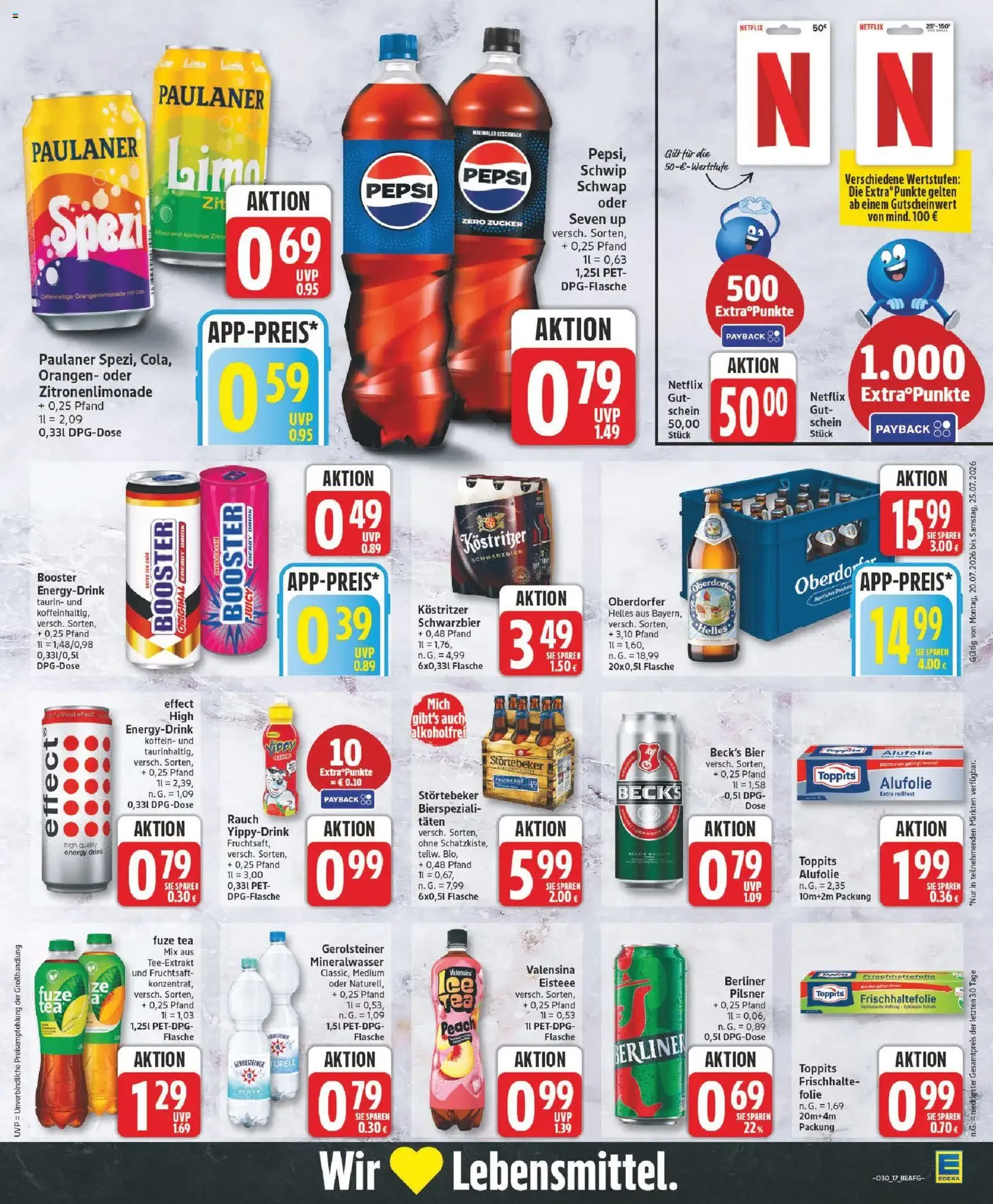 Edeka Prospekt - Gültiger Prospekt ab 20.07.2026, Seite 17 von insgesamt 28