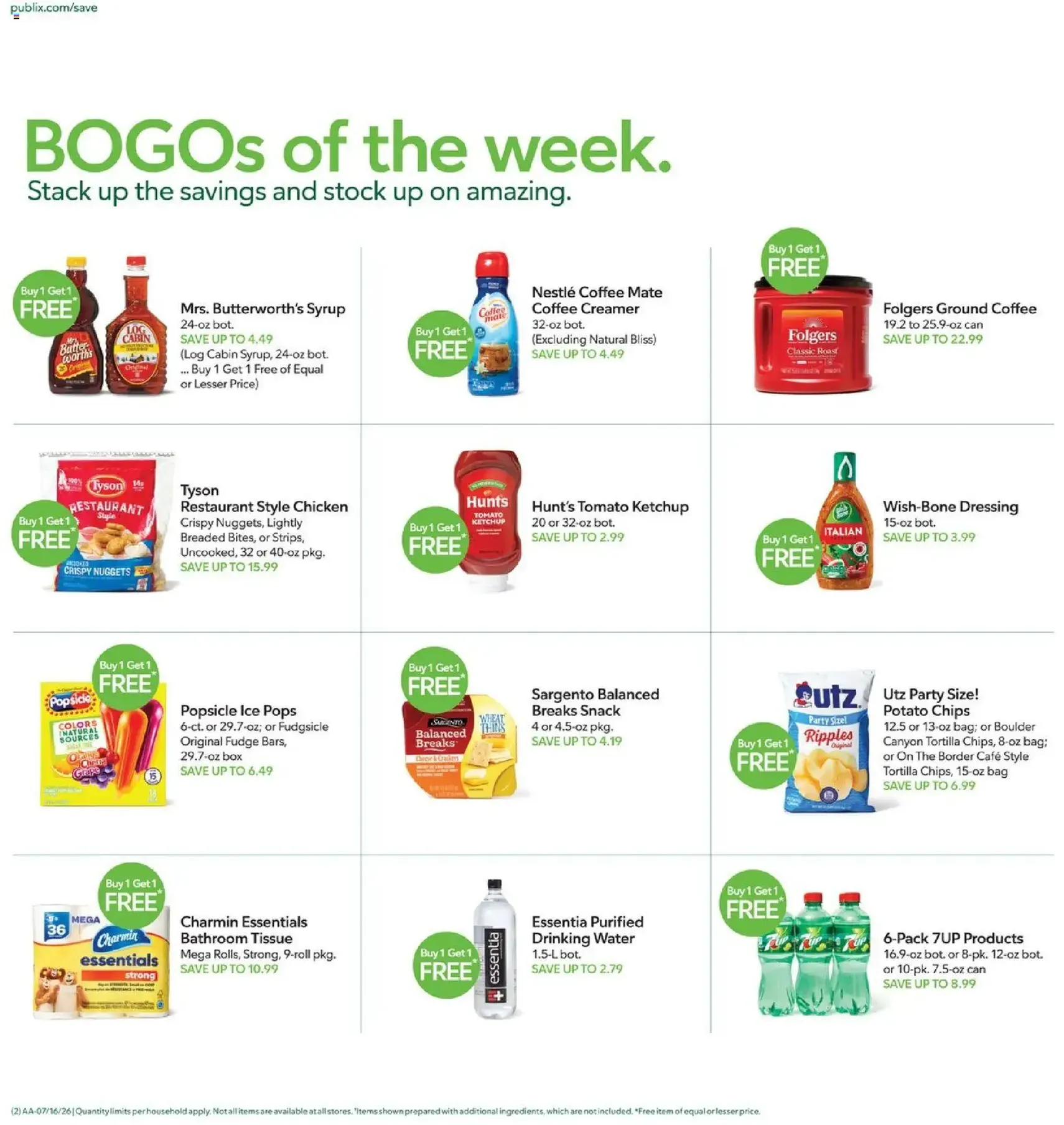 Publix Weekly Ad - valid flyer from 07/15/2026, page 2 of 20
