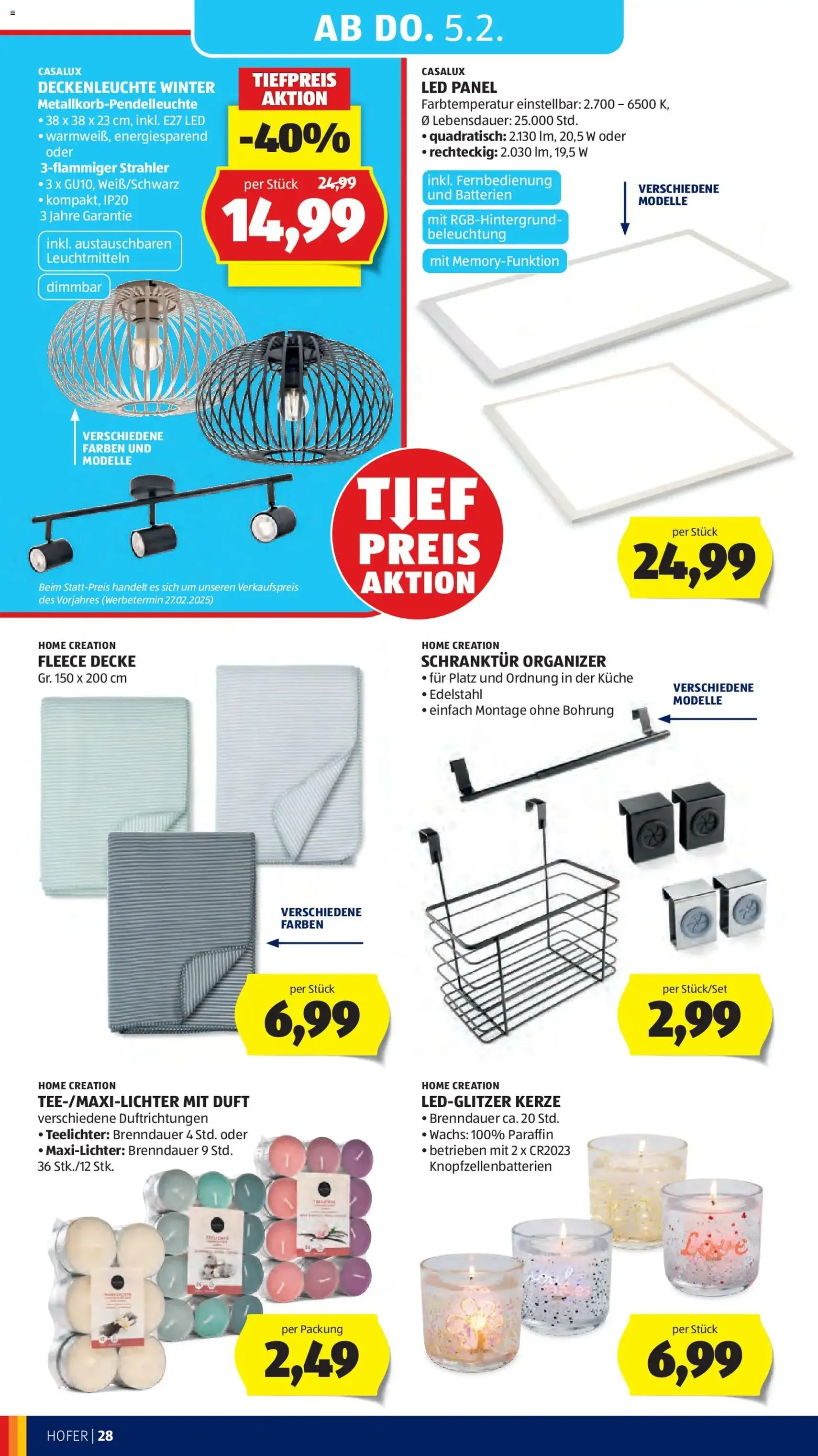 Hofer Flugblatt - Gültiger Prospekt ab 30.01.2026, Seite 32 von insgesamt 41