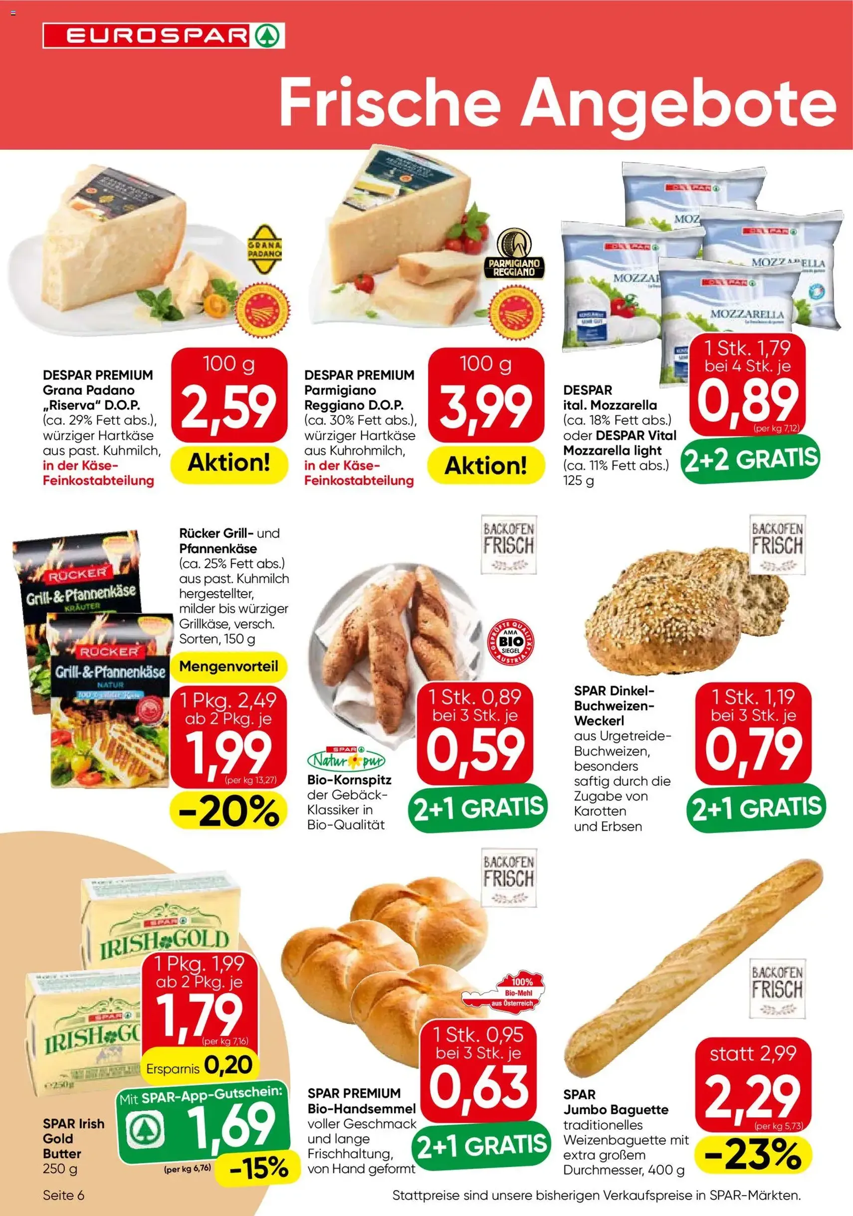 Eurospar Flugblatt - Gültiger Prospekt ab 23.04.2026, Seite 6 von insgesamt 16