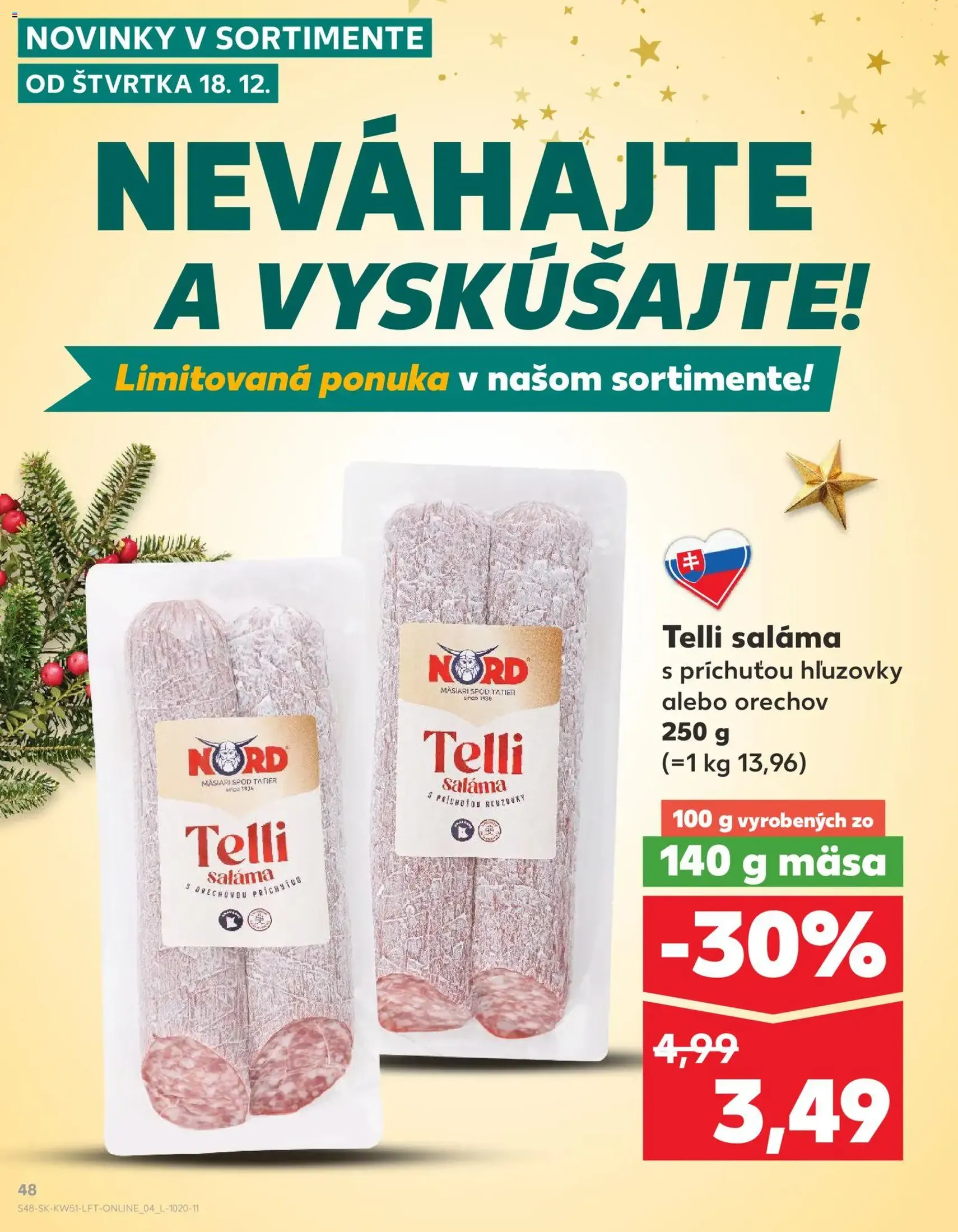 Kaufland SK Akciós újság - 2025.12.18. érvényes szórólap 48 oldal 78 oldalból