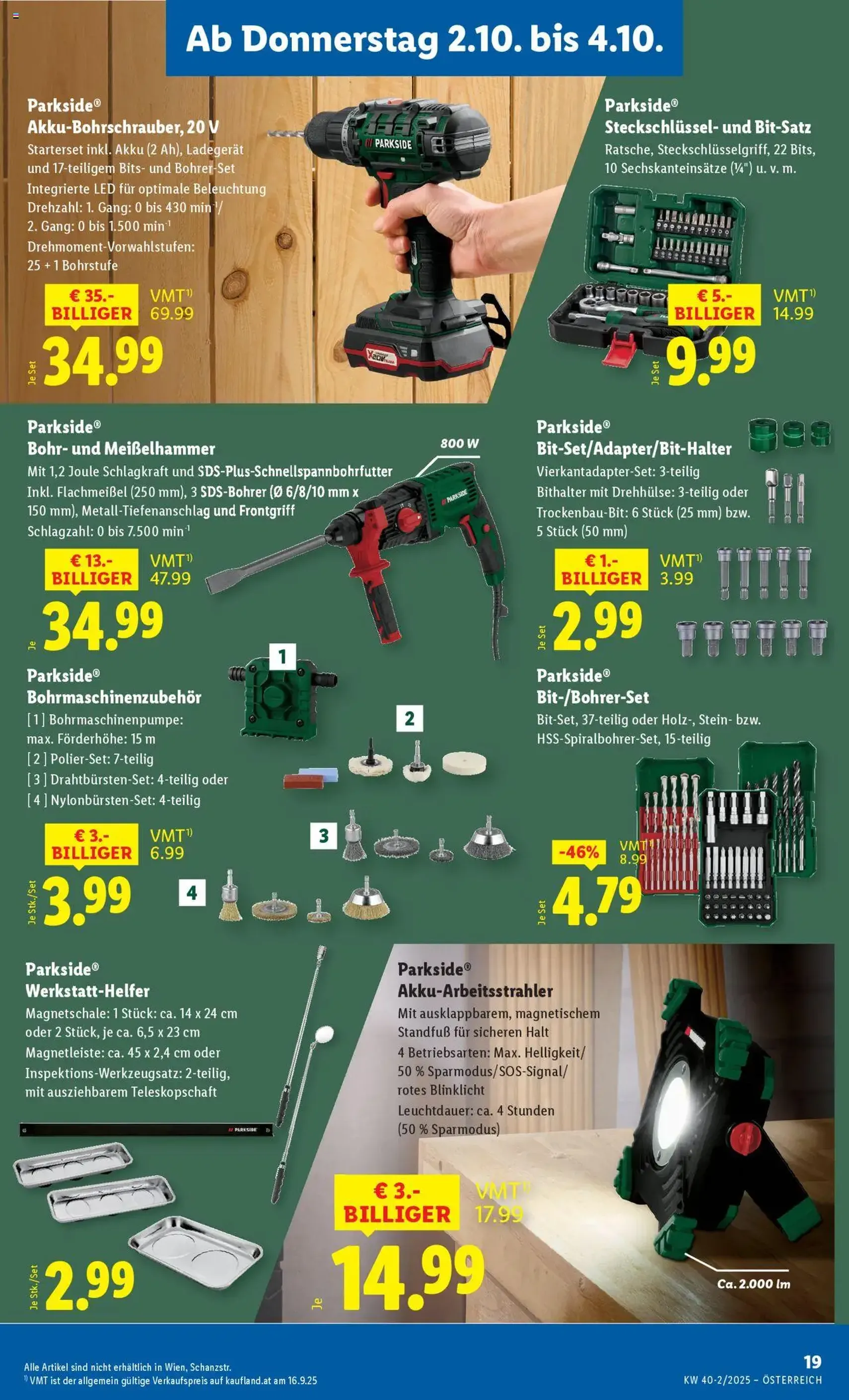 Lidl - Flugblatt - Gültiger Prospekt ab 02.10.2025, Seite 21 von insgesamt 45