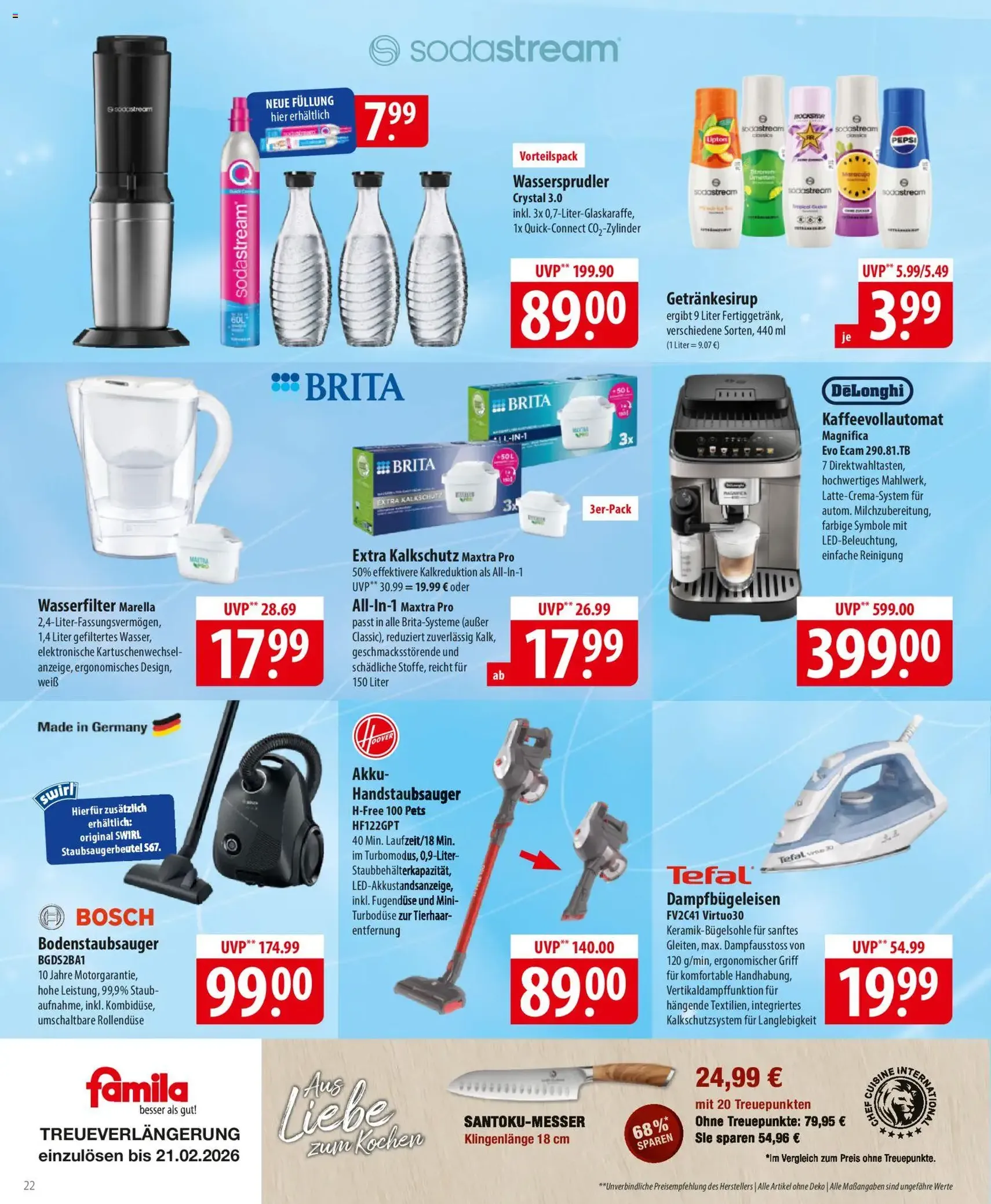 Famila Prospekt - Gültiger Prospekt ab 09.02.2026, Seite 22 von insgesamt 28